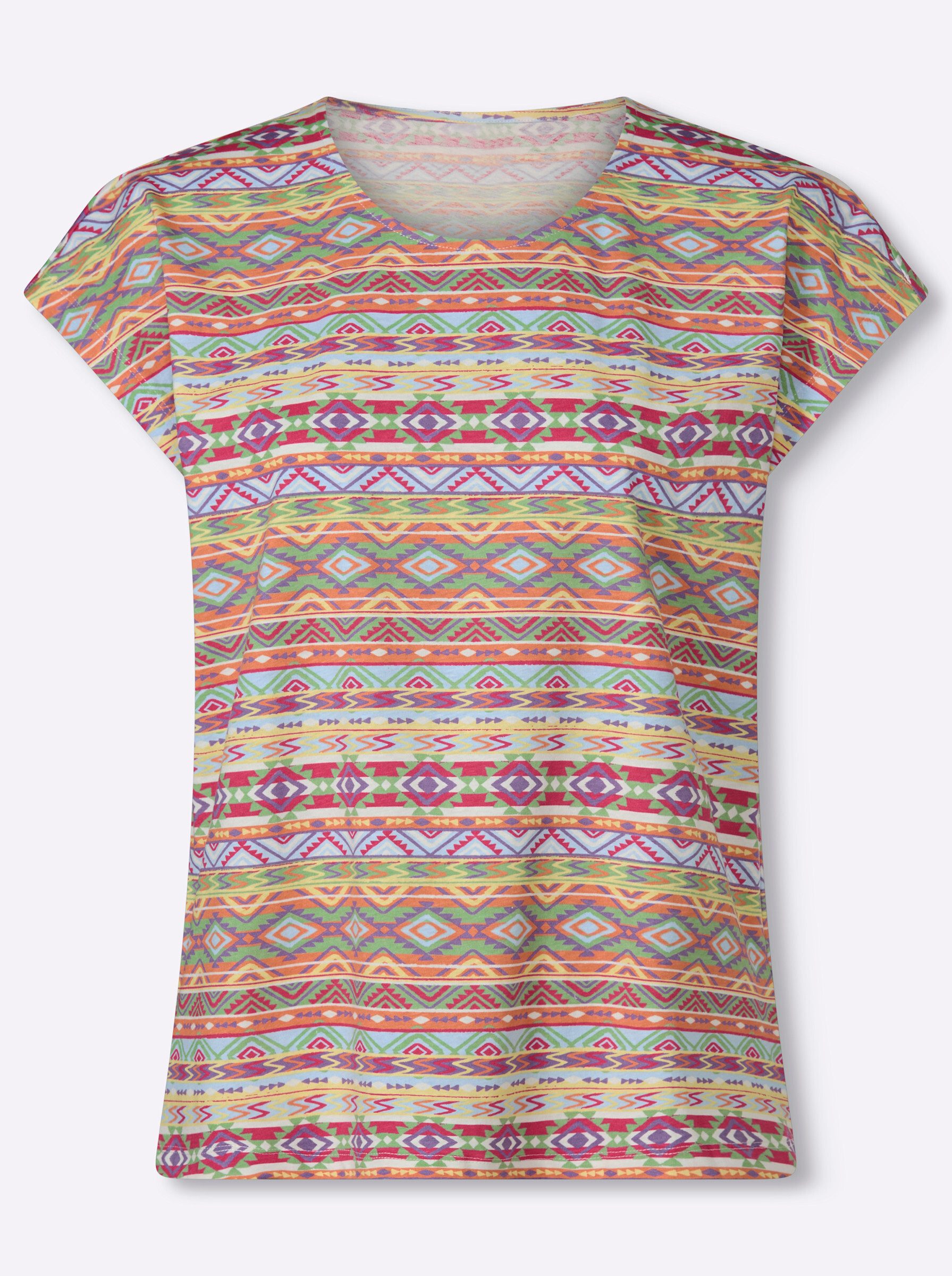Sieh an! T-Shirt Rundhals-Shirt Extra kurz – Bild 4 von 5