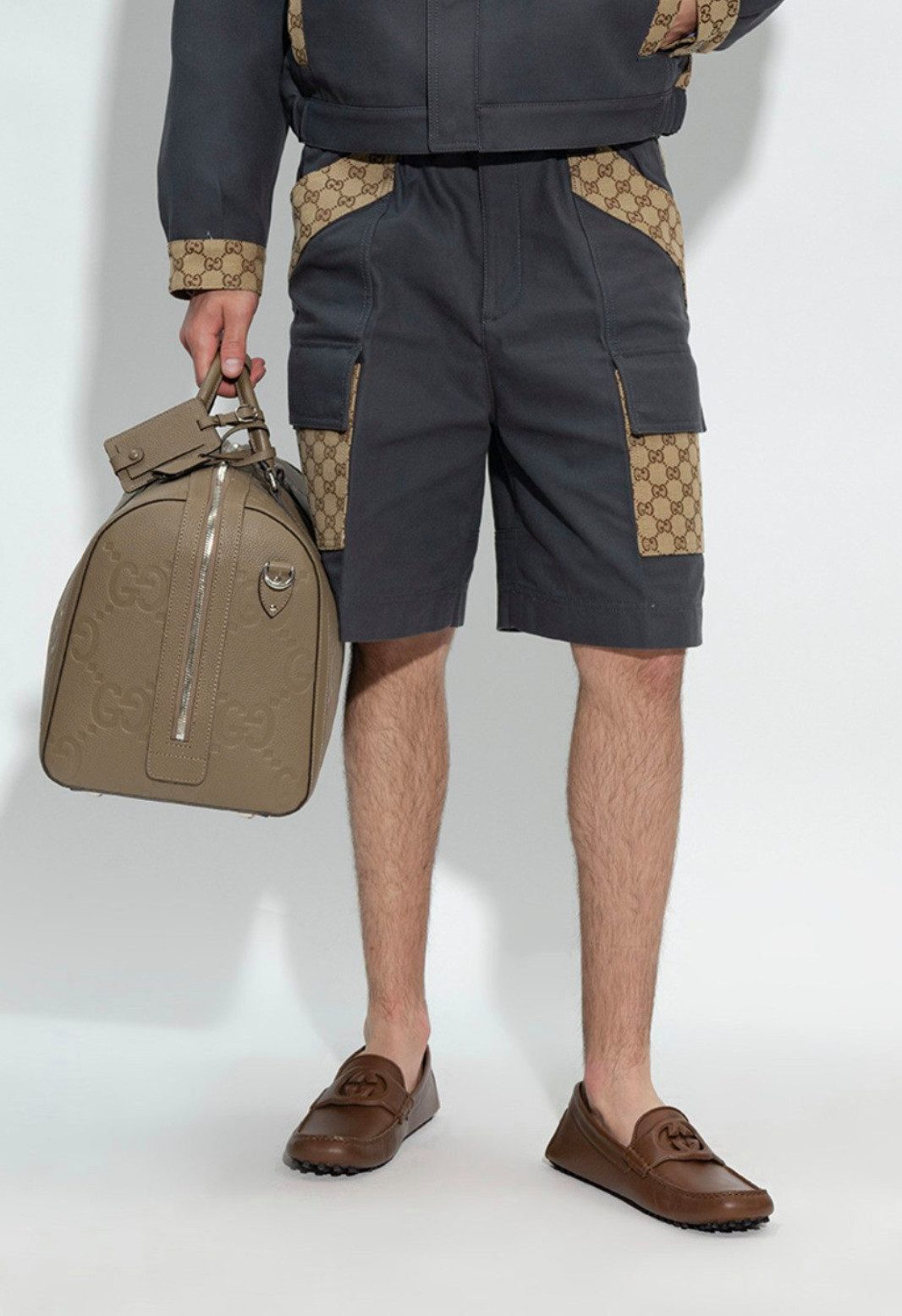 GUCCI Mokassins Loafers Schuhe GG Interlocking G Driver Slippers Sneakers Mokassin Moccasins mit Interlocking G-Logo