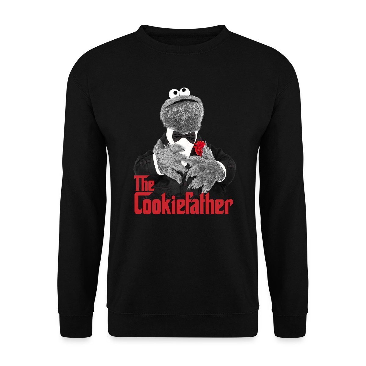 Sweatshirt Sesamstraße Krümelmonster The Cookiefather Unisex Pullover