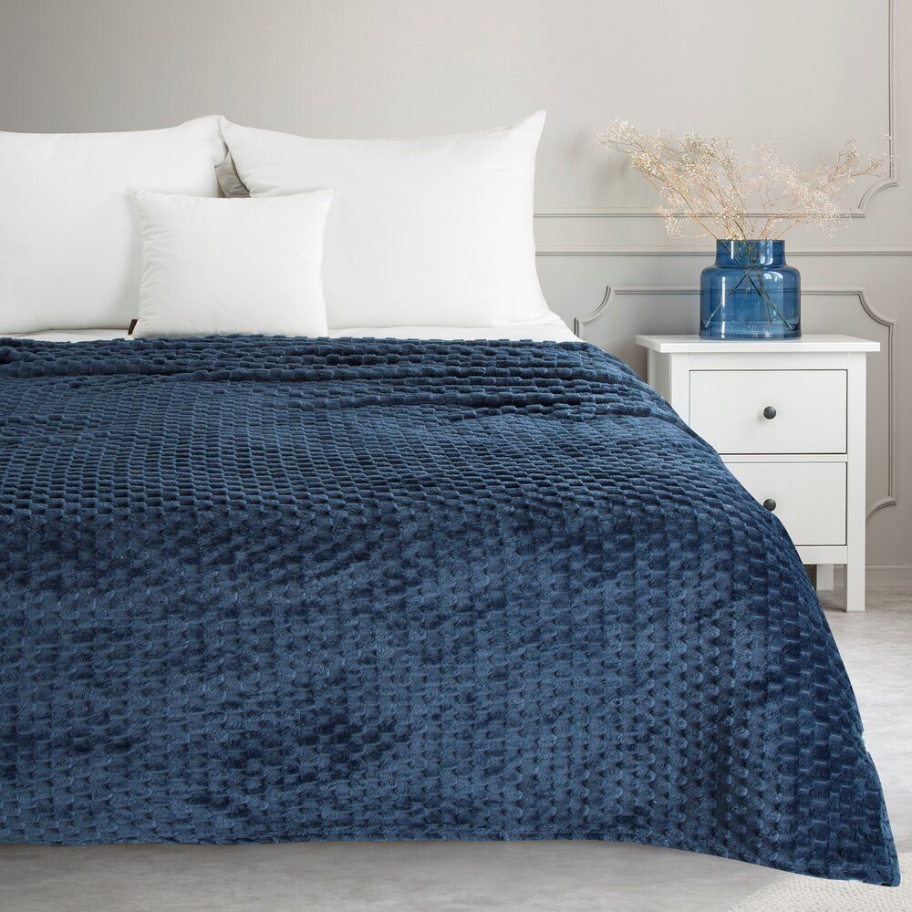 Wohndecke CINDY/6, Design91, Tolle Struktur, Waffelmuster, günstig online kaufen