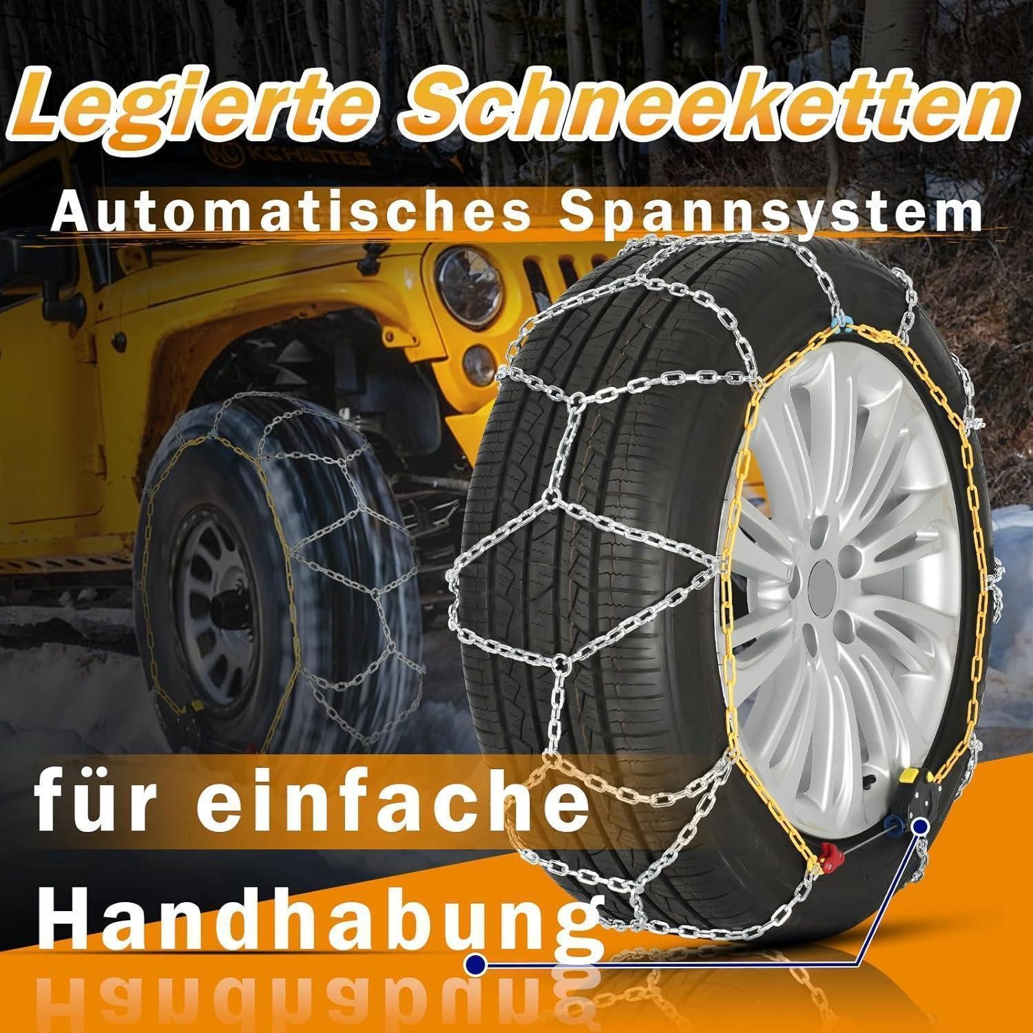 LuxusKollektion Schneeketten Schneeketten Schnellmontage Auto Fixierung Tragbar Universal HKN-100