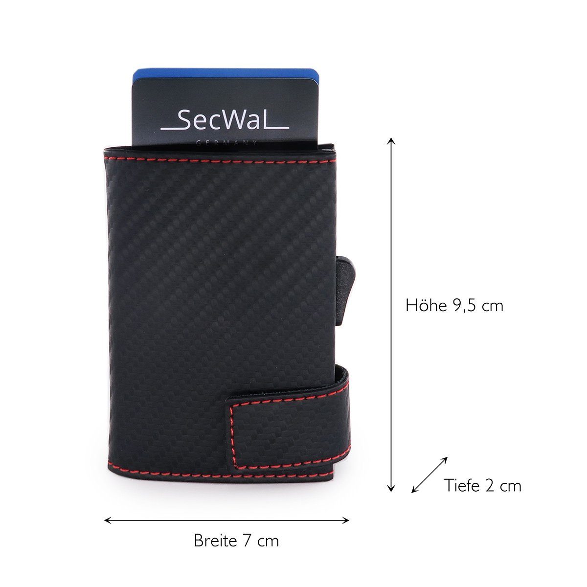 SecWal Geldbörse RFID Leder Kartenetui mit günstig online kaufen