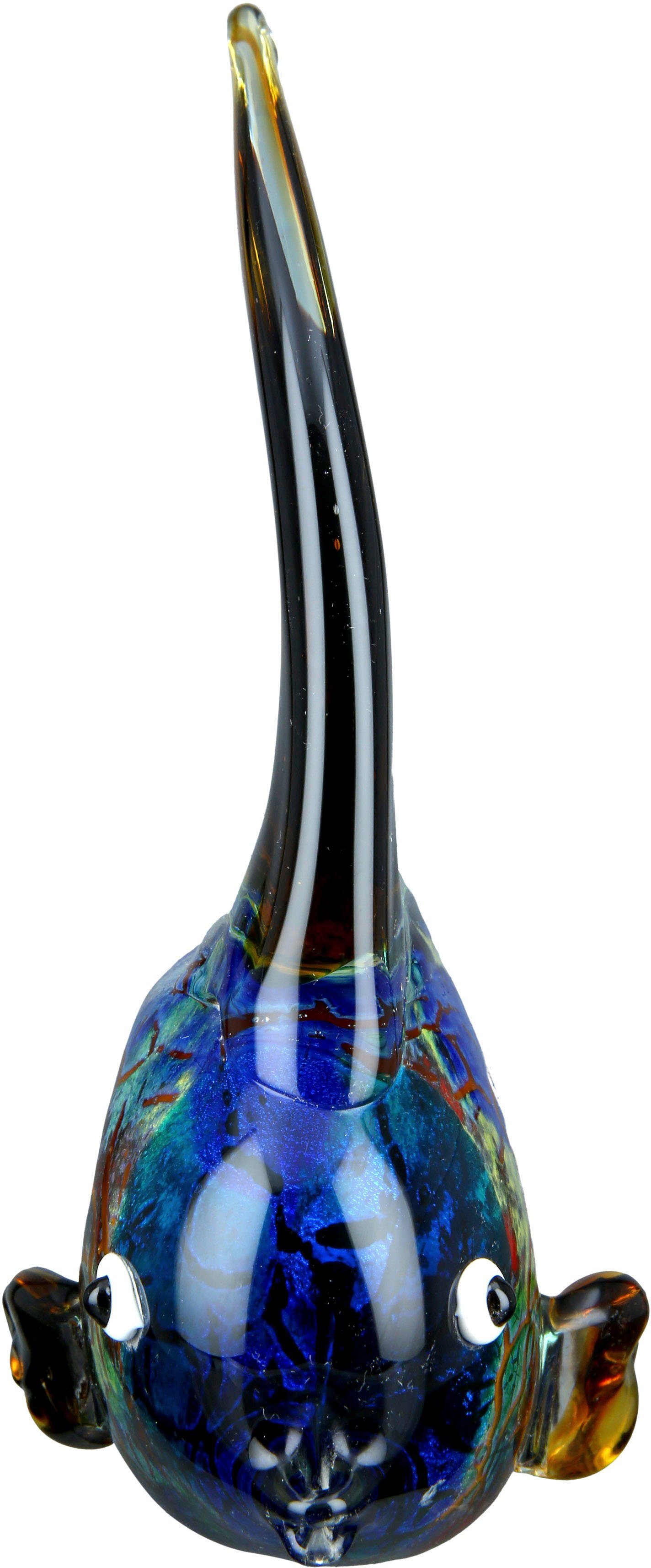 St), Glas farblich Casablanca (1 by Tierfigur durchgefärbt Gilde Fisch