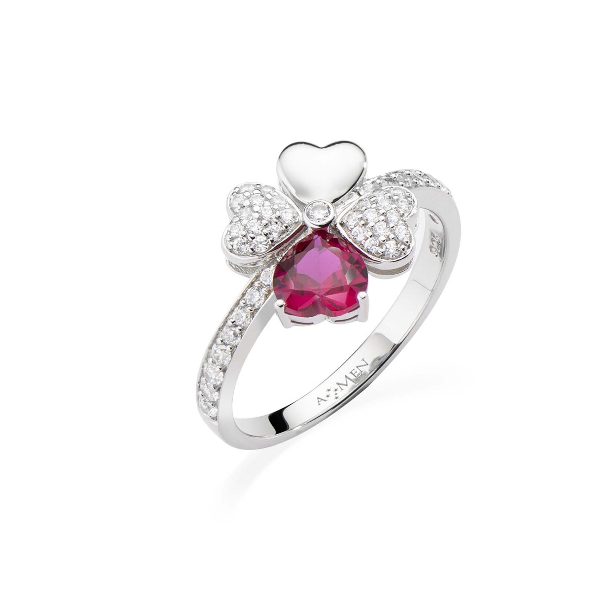Amen Fingerring 925er Sterlingsilber, Amen Ring