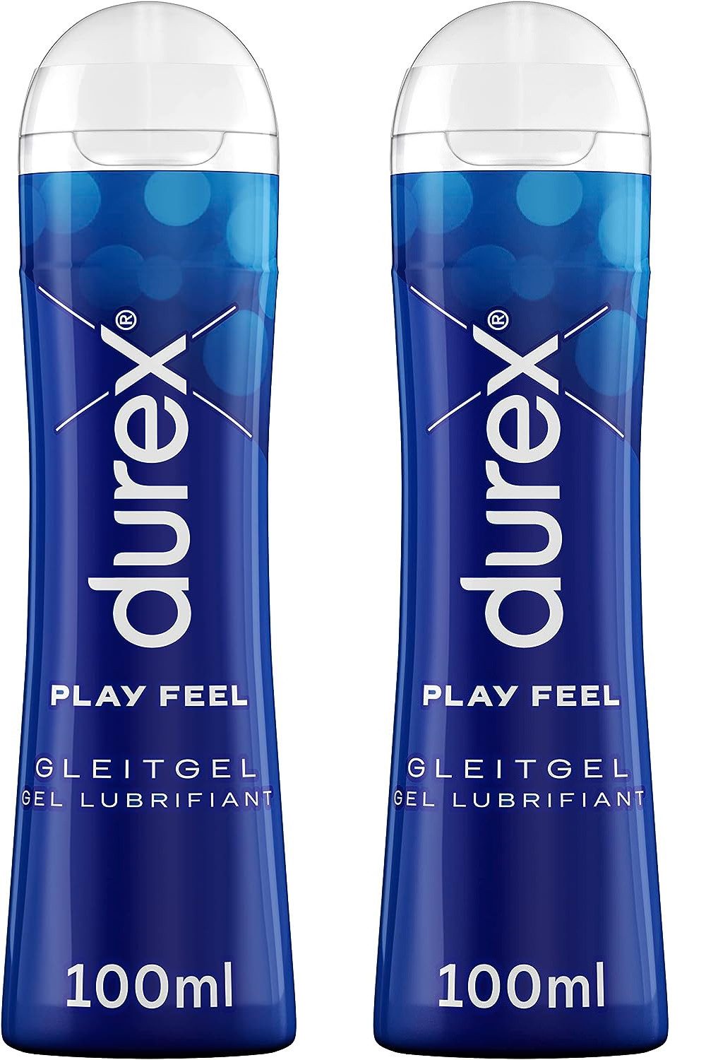 durex Gleitgel Play Feel (2 x 100ml), Doppelpack, 2-tlg., Sanft & ph-freundlich