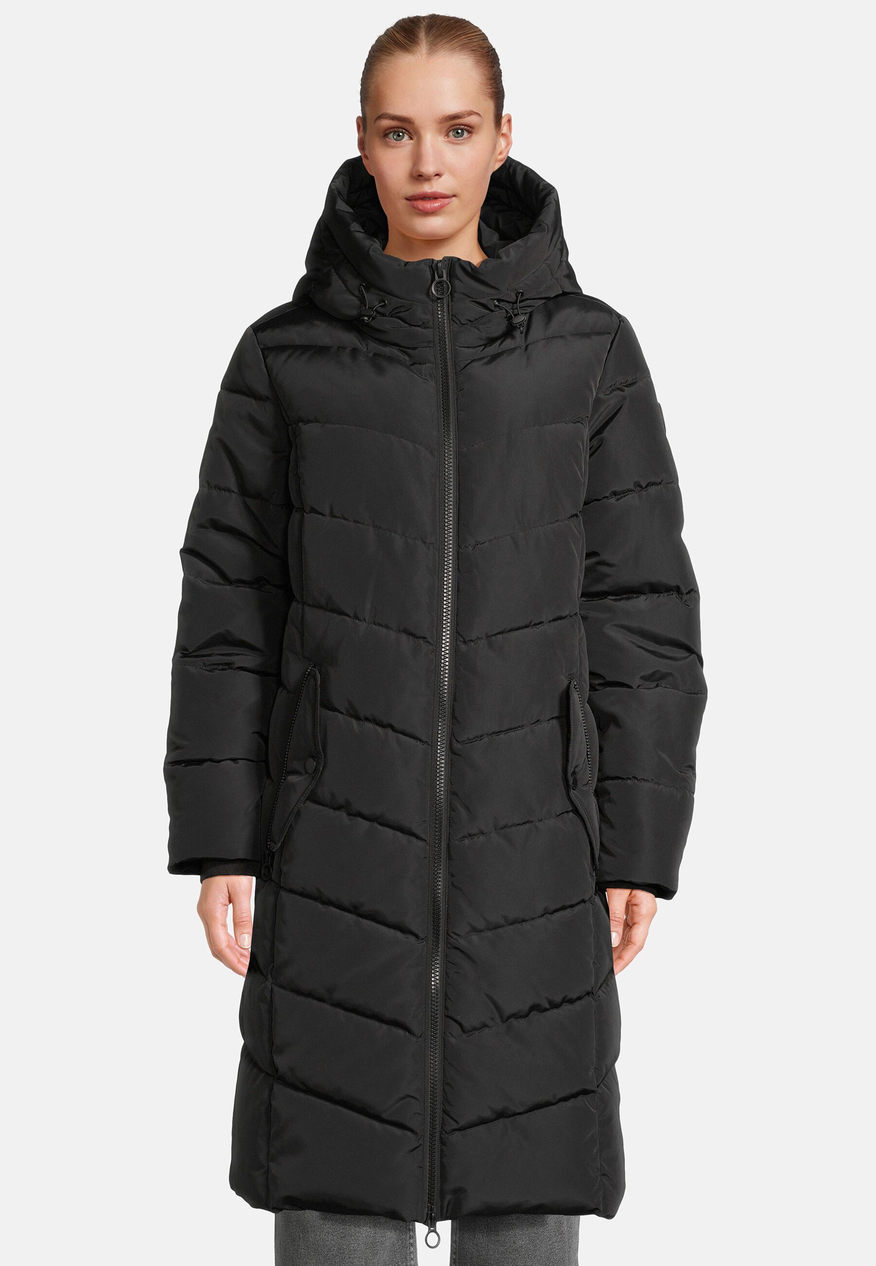 New View Wintermantel TM11 mit weitenregulierbarer Kapuze günstig online kaufen