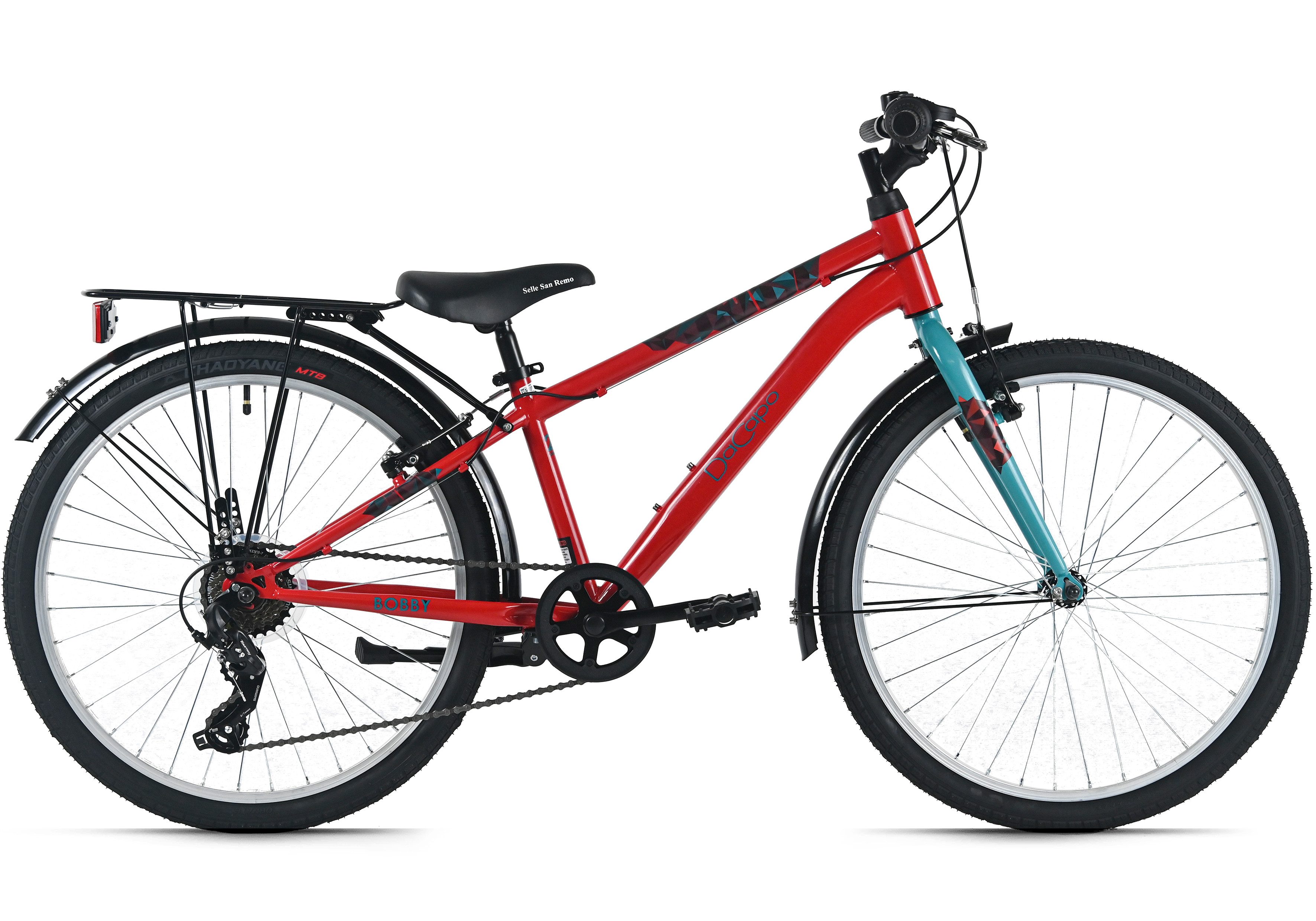 Dacapo Kinderfahrrad DaCapo Kinderfahrrad 24" Bobby 7 Gänge - Ab 8 Jahre, 7 Gang, Kettenschaltung