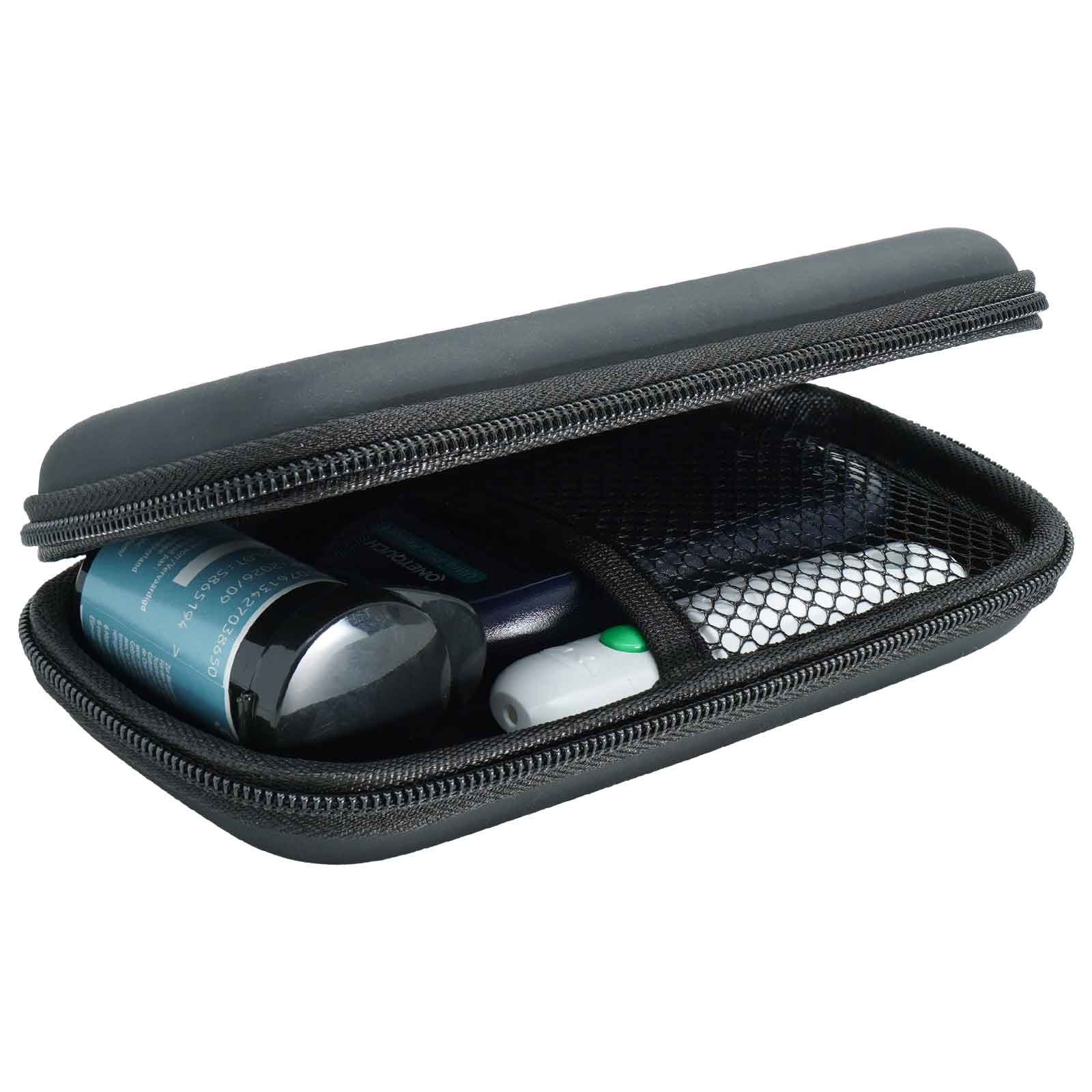 caseroxx Blutzuckermessgerät Blutzuckermessgerät Tasche für Onetouch Ultra Plus Reflect