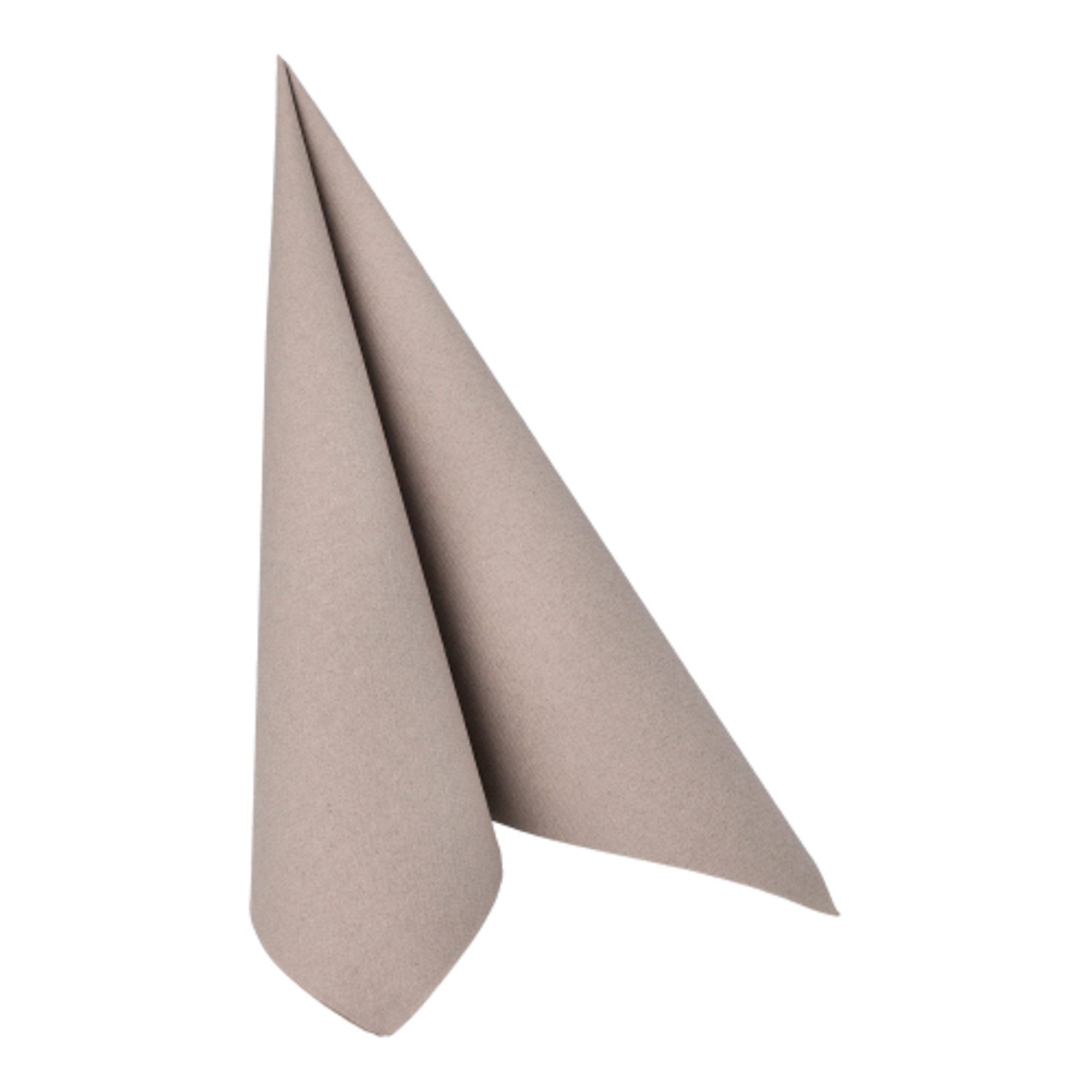 PAPSTAR Papierserviette, Servietten stoffähnlich 40x40cm Royal Collection 50 Stück Grau