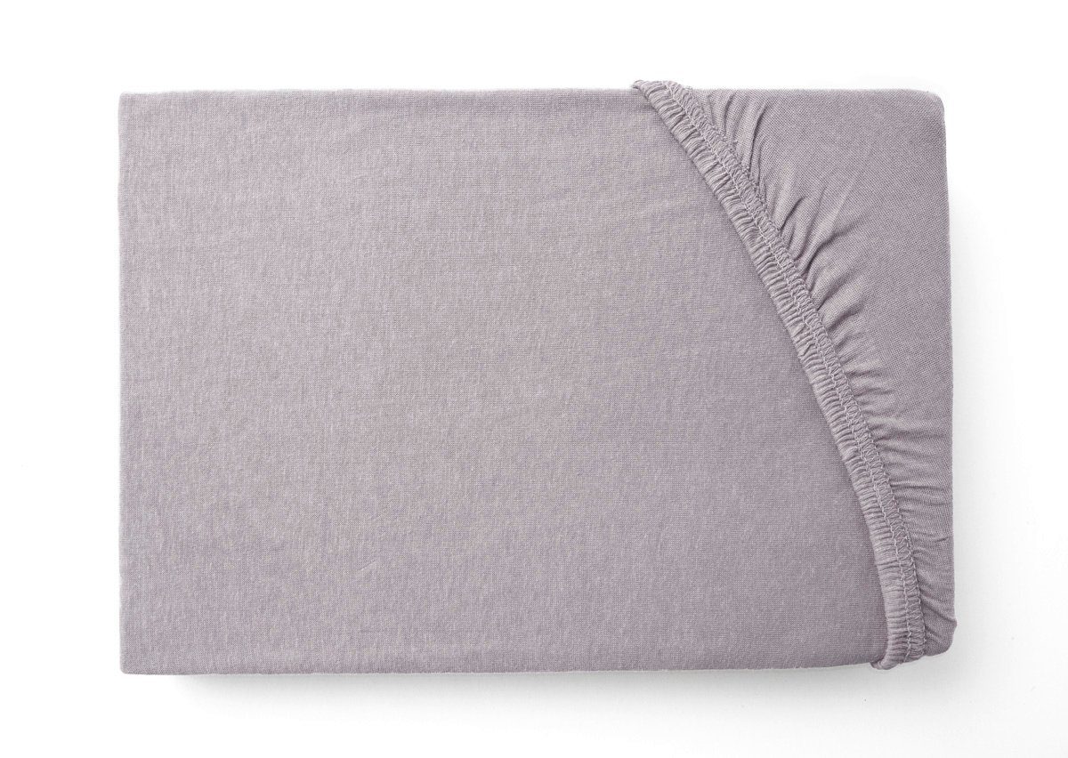 Hometex Premium Textiles Spannbettlaken Jersey Spannbettlaken 100% Baumwolle, Jersey, Gummizug: Rundumgummizug, Premium-Jersey Matratzenhöhe bis 23 cm – Bild 3 von 5