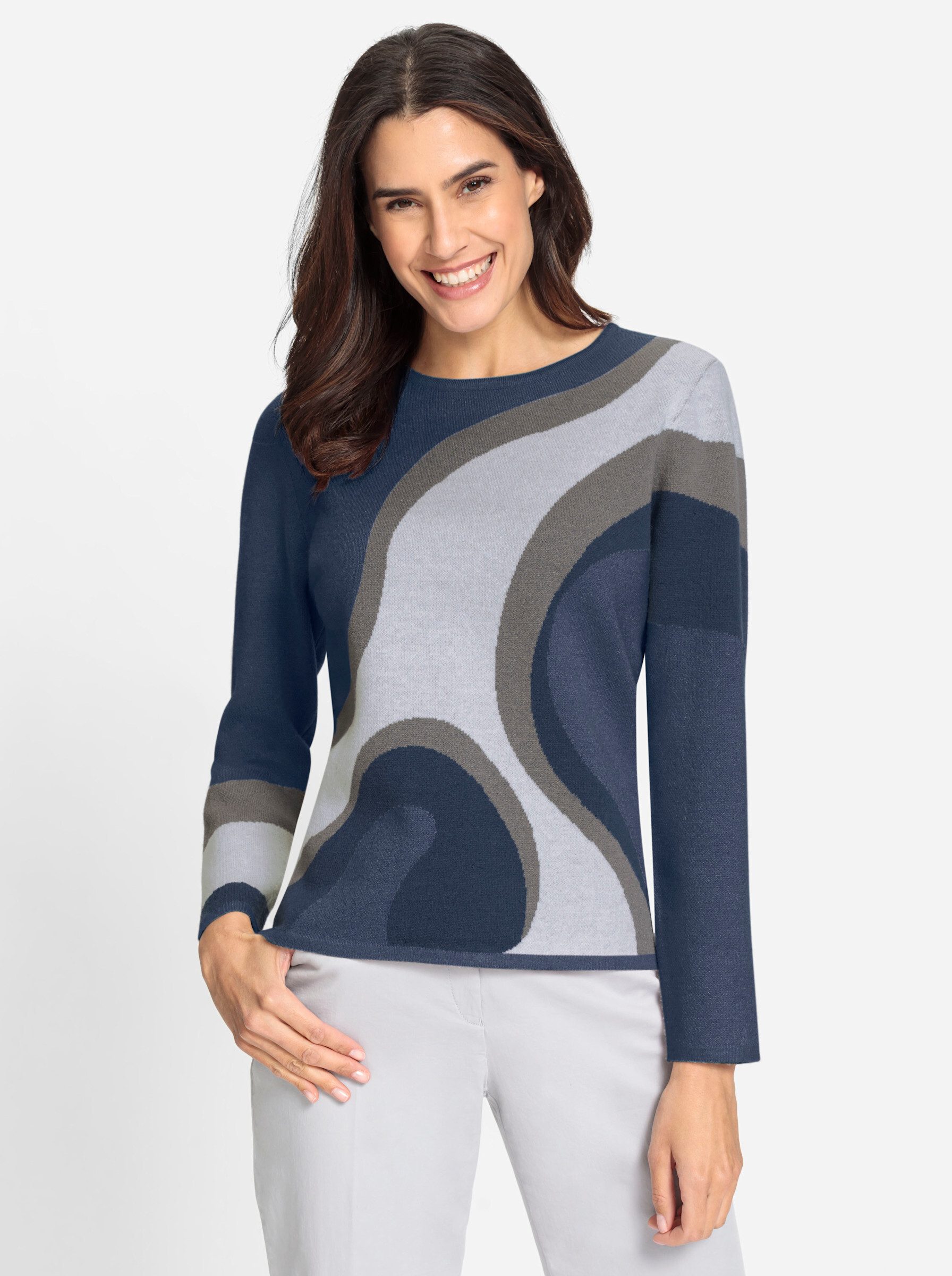 dunkelblau-rauchblau-gemustert