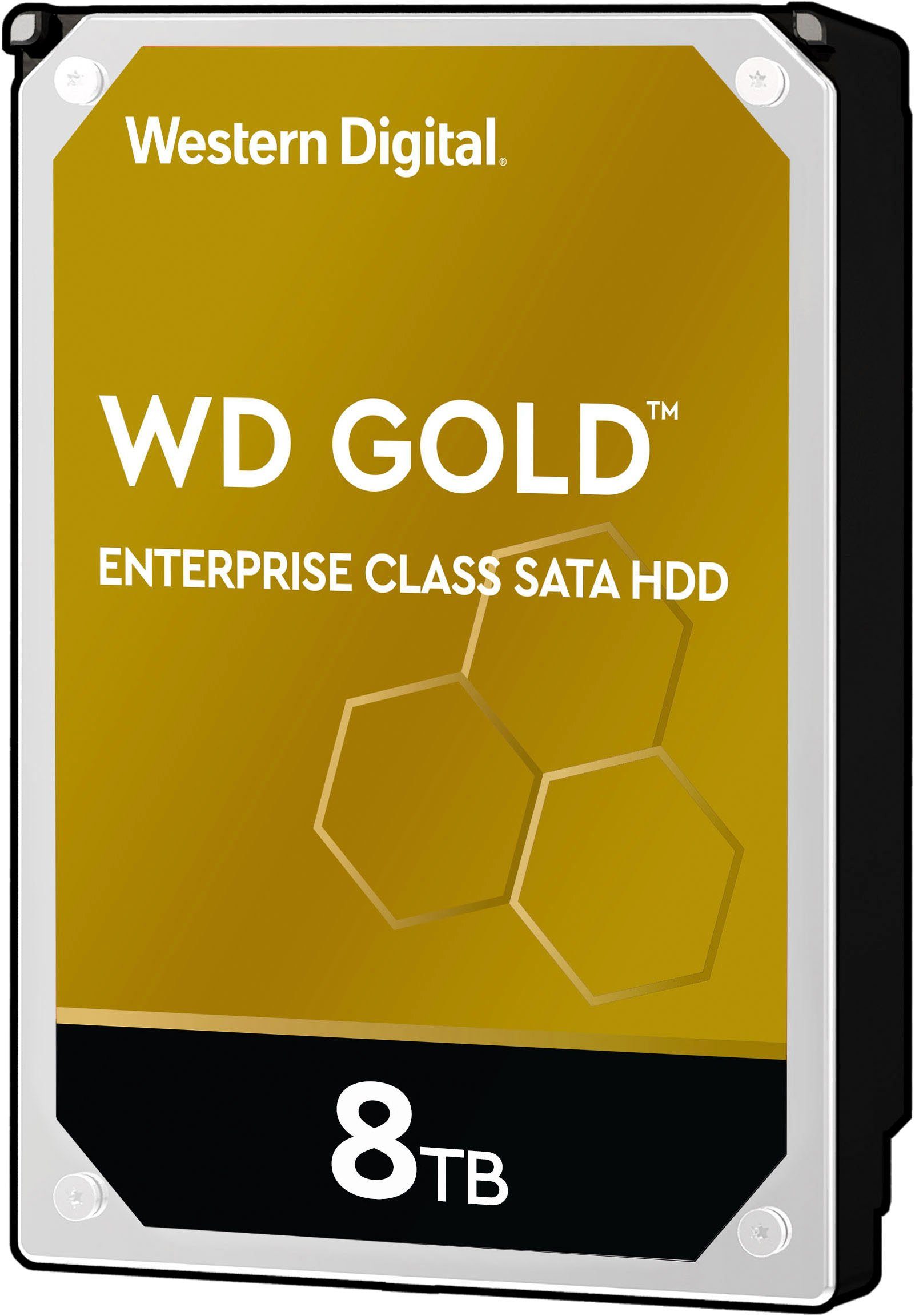 Western Digital WD Gold HDD-Festplatte (8 TB) 3,5", SATA Enterprise-Klasse, Bulk