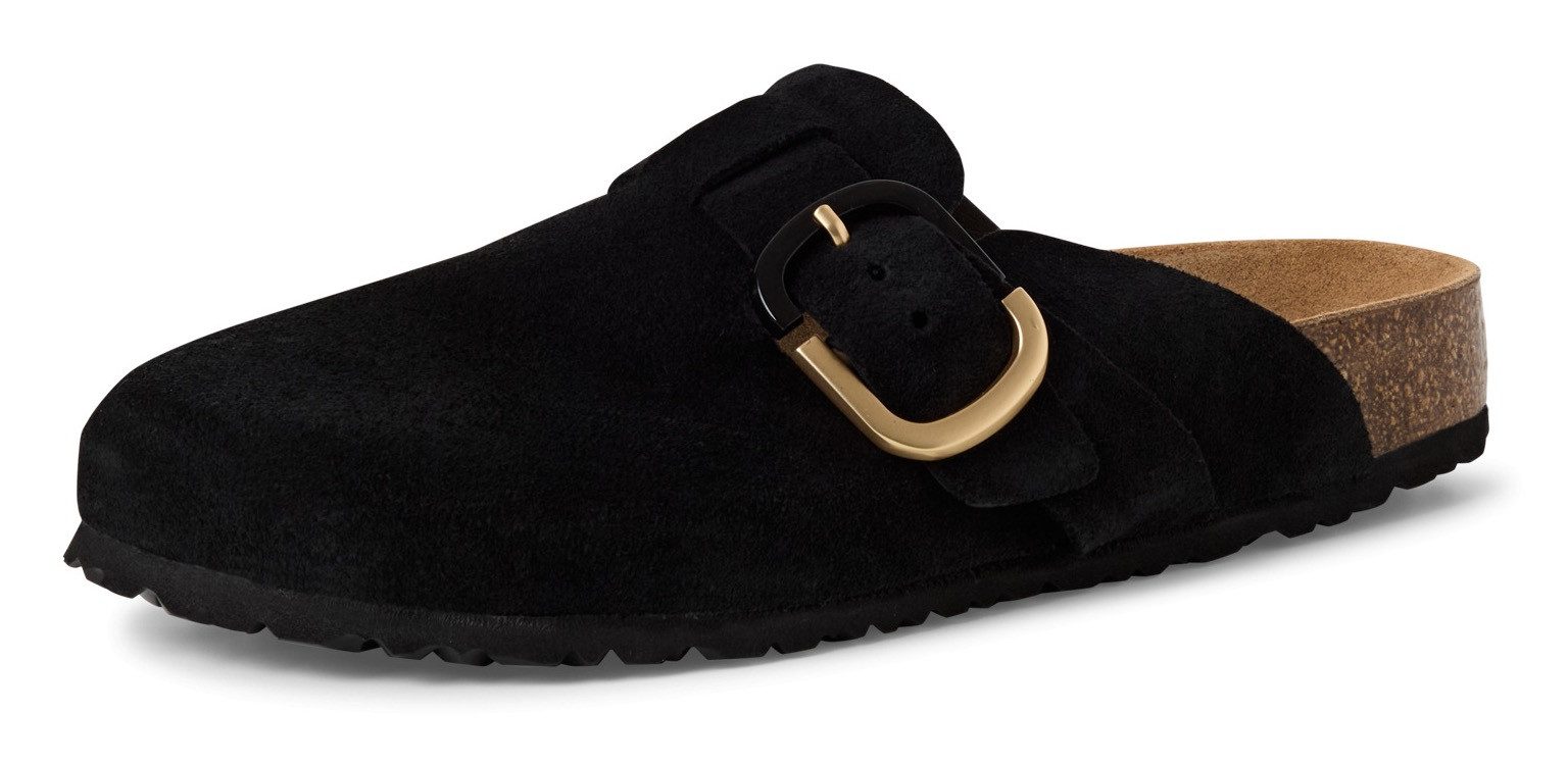 Tamaris Clog, Hausschuh, Schupfschuh, Bequemschuh mit verstellbarer Schnall günstig online kaufen