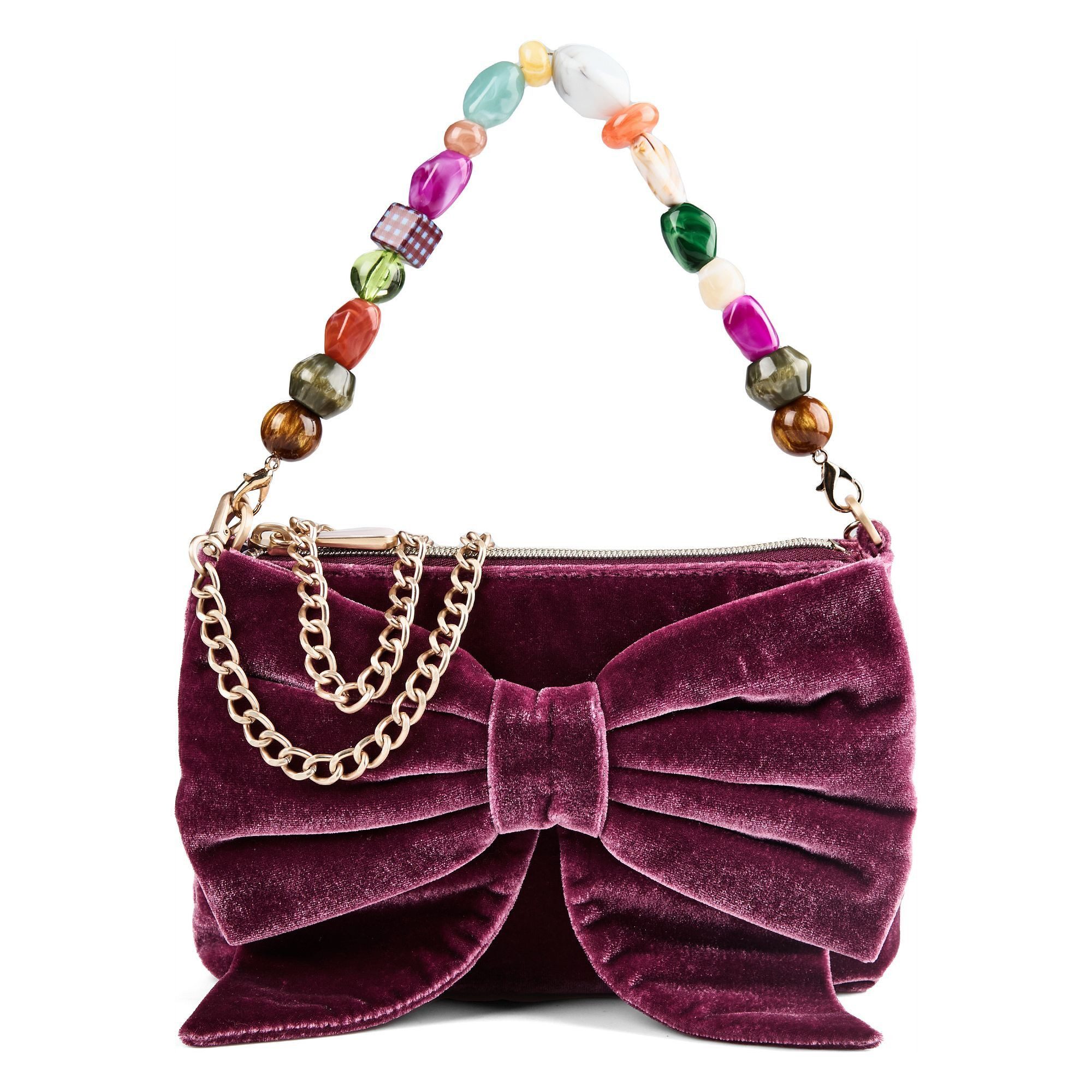 Oilily Schultertasche Soft Velvet, Polyester
