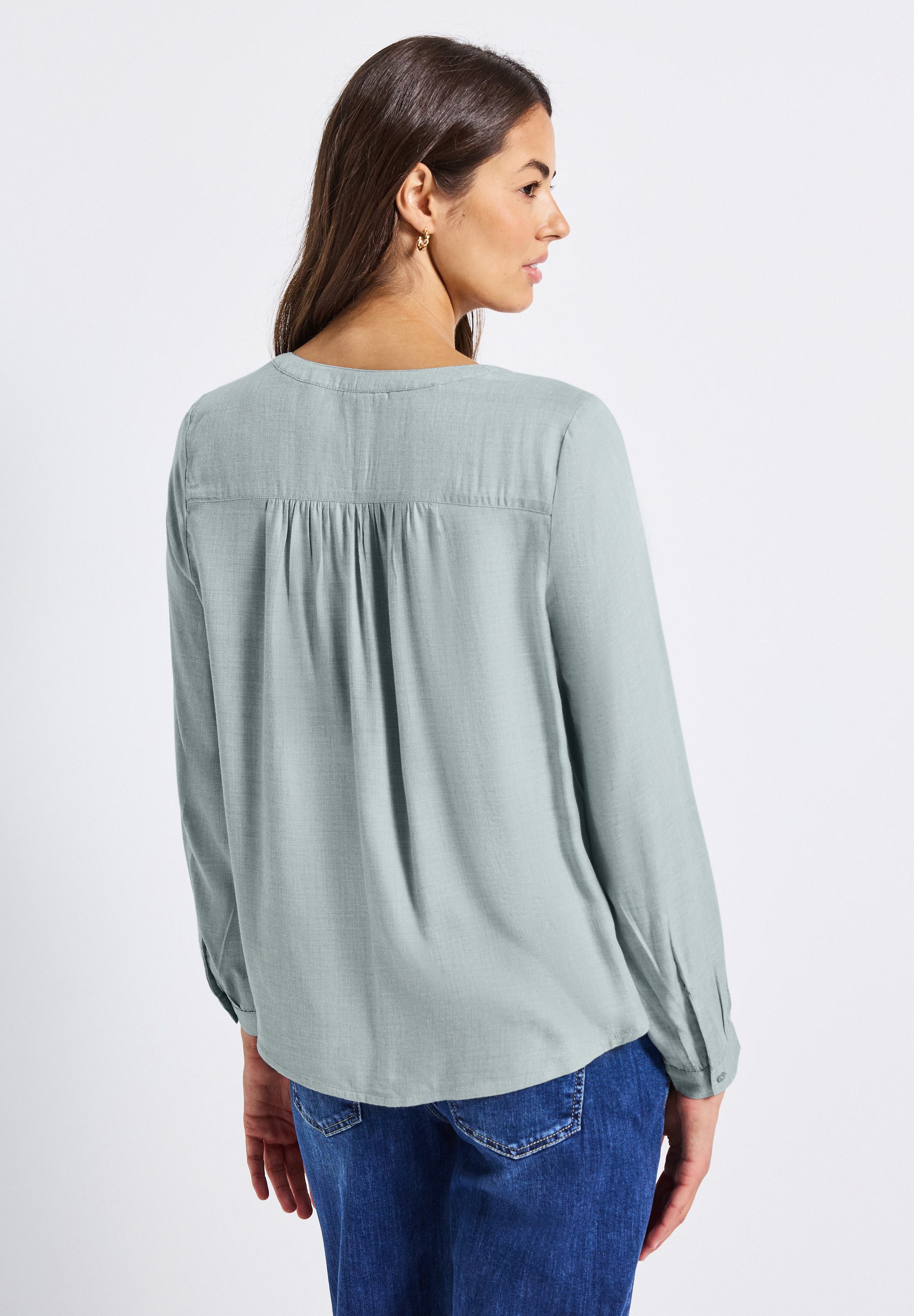 STREET ONE Langarmbluse aus softer Viskose günstig online kaufen