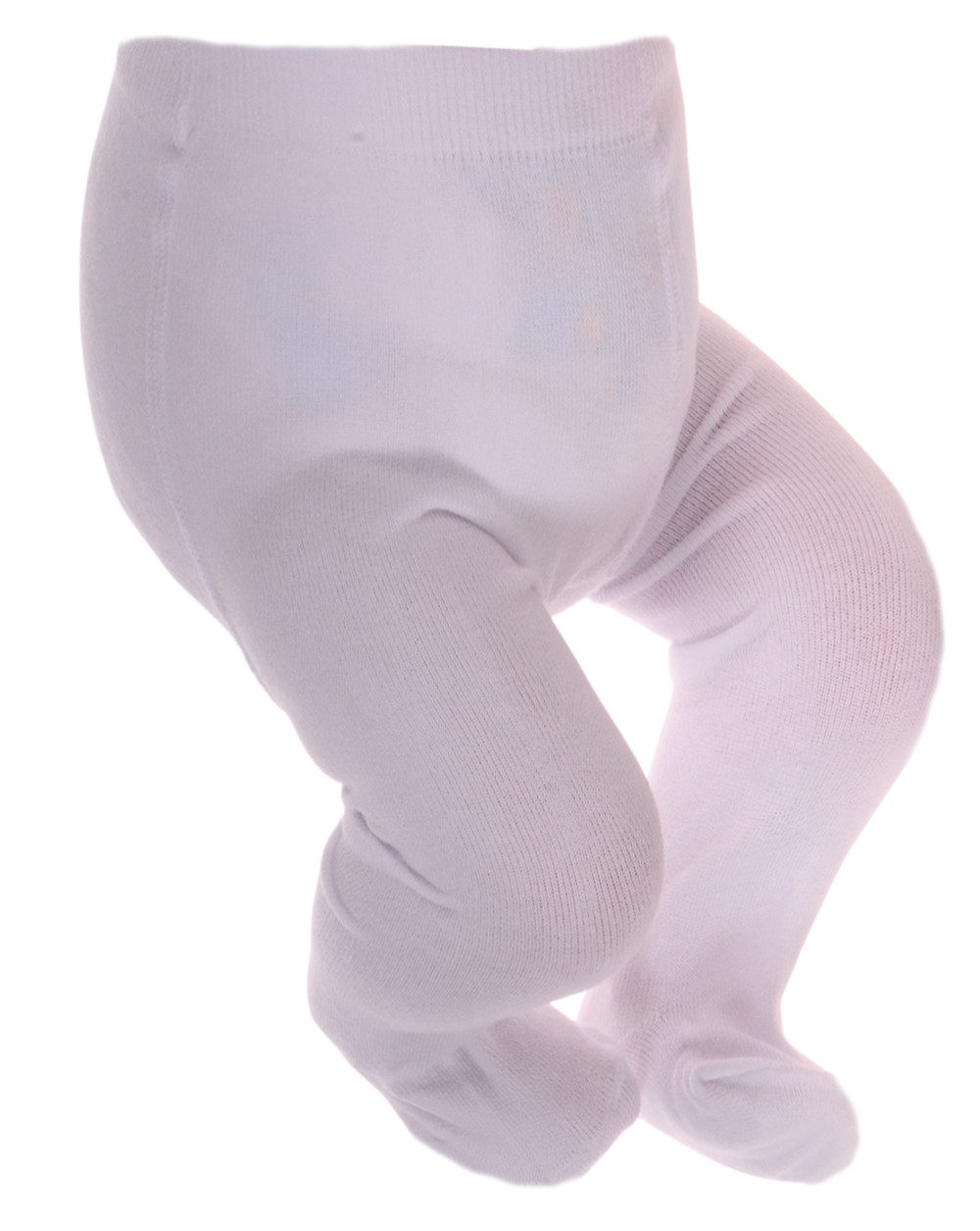 La Bortini Strumpfhose Baby Strumpfhose creme weiß für Neugeborene Frühchen elastisch, weich, 44 50 56 62 68 74 80 86 Erstlingsstrumpfhose