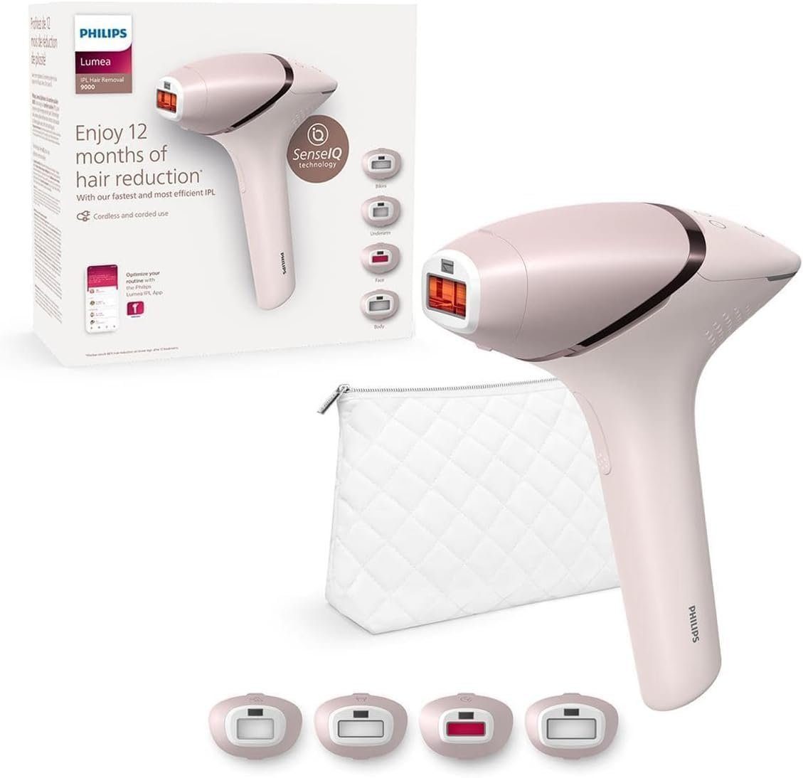 PHILIPS Haarentfernungsgerät IPL-Haarentferner Lumea IPL 9000 Series BRI957/00 mehr