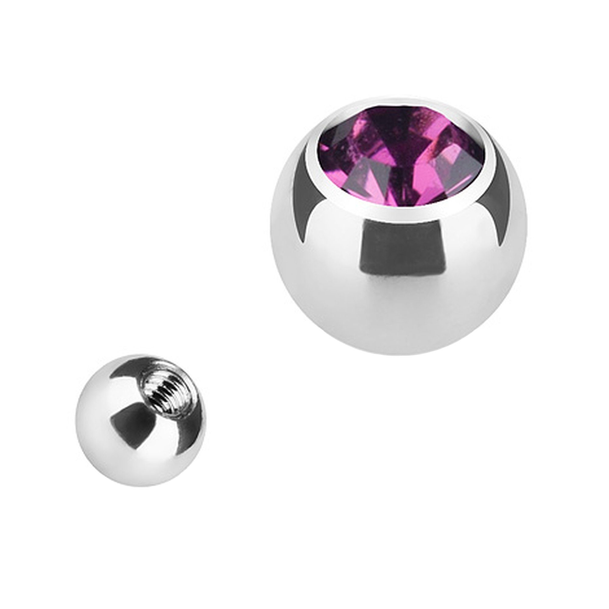 Taffstyle Piercing-Set Piercing Ersatz Schraubkugel Silber günstig online kaufen
