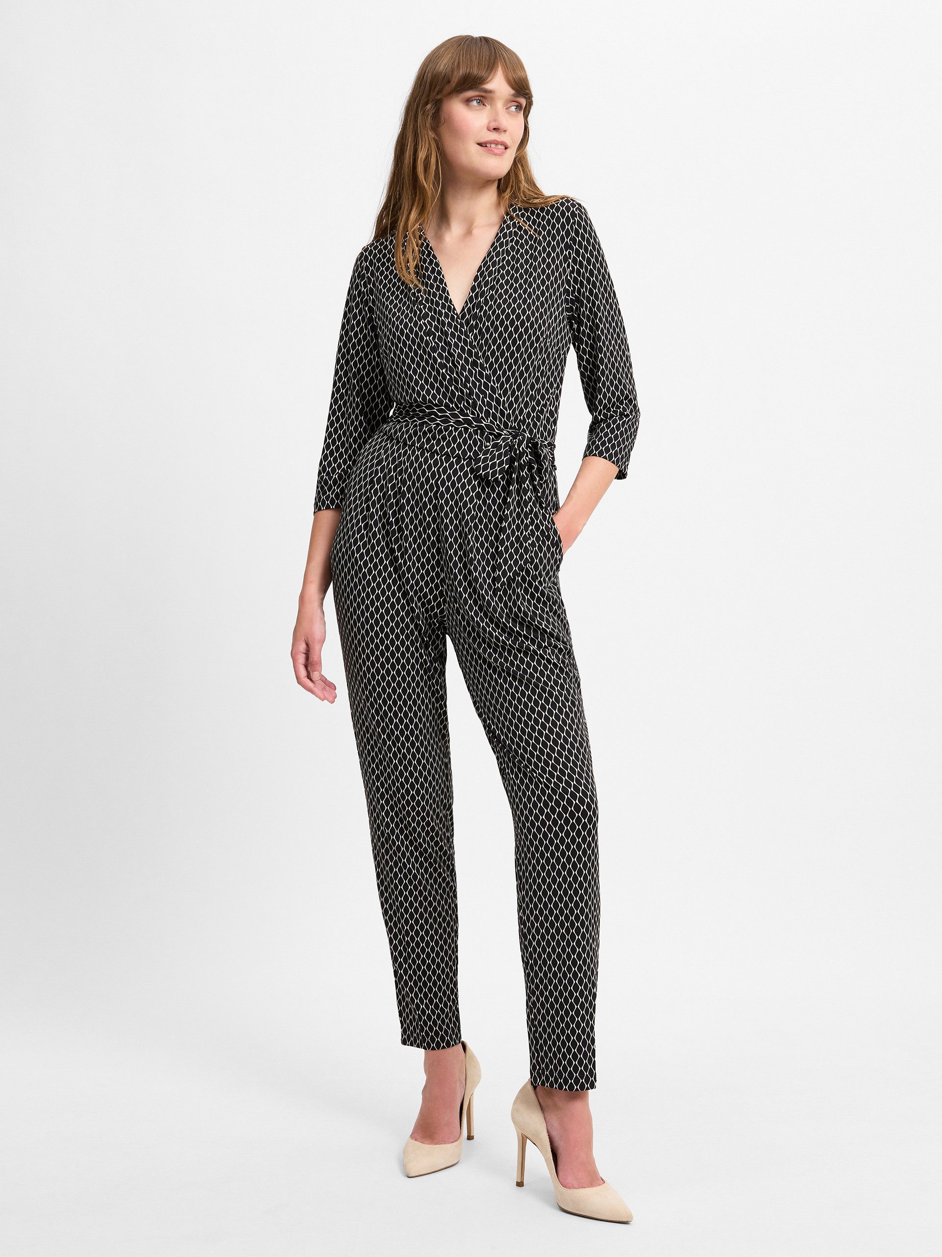 Betty Barclay Jumpsuit, Bindegürtel in der Taille