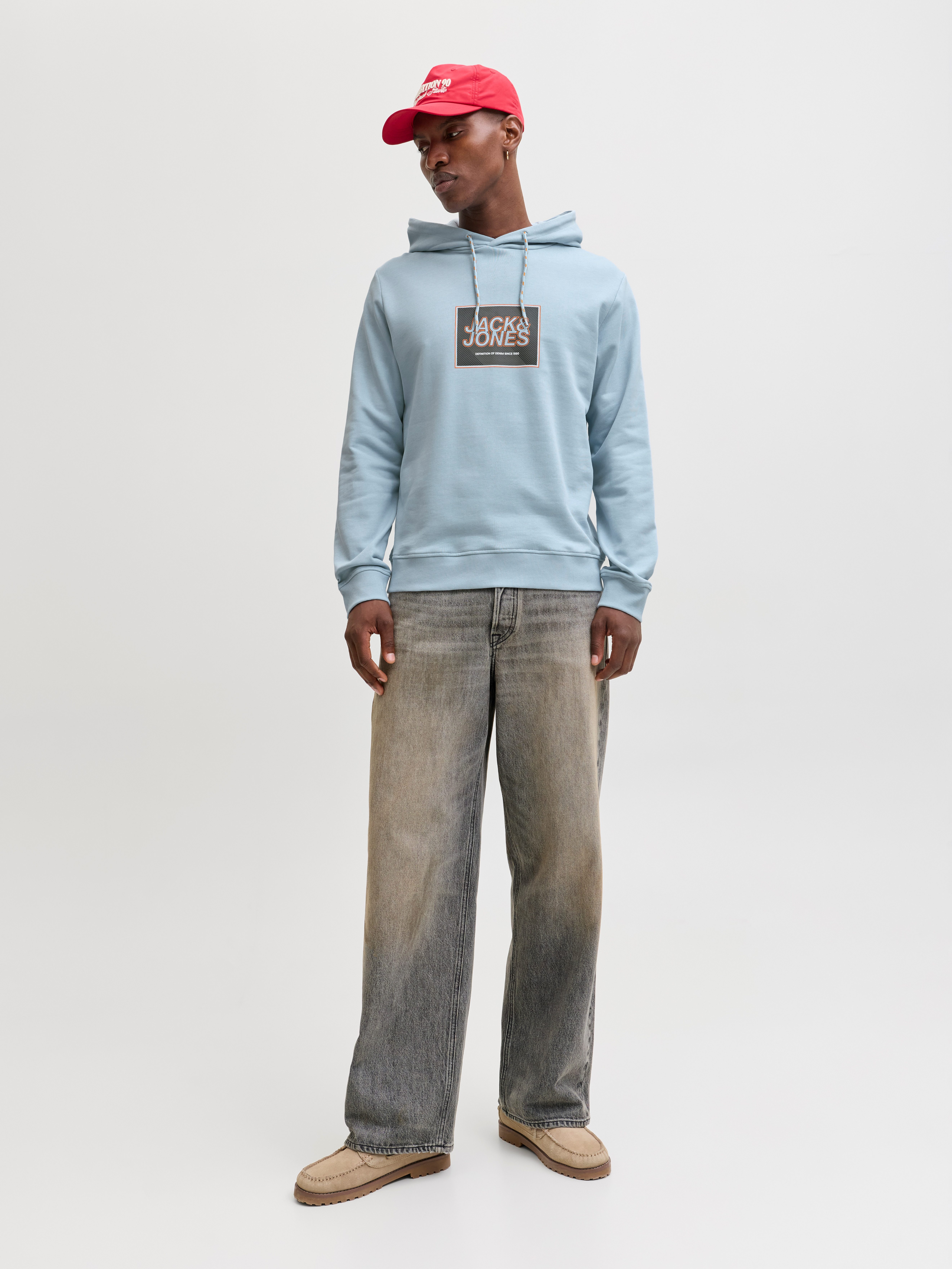 Jack & Jones Kapuzensweatshirt JJRAIN SWEAT HOOD UNB