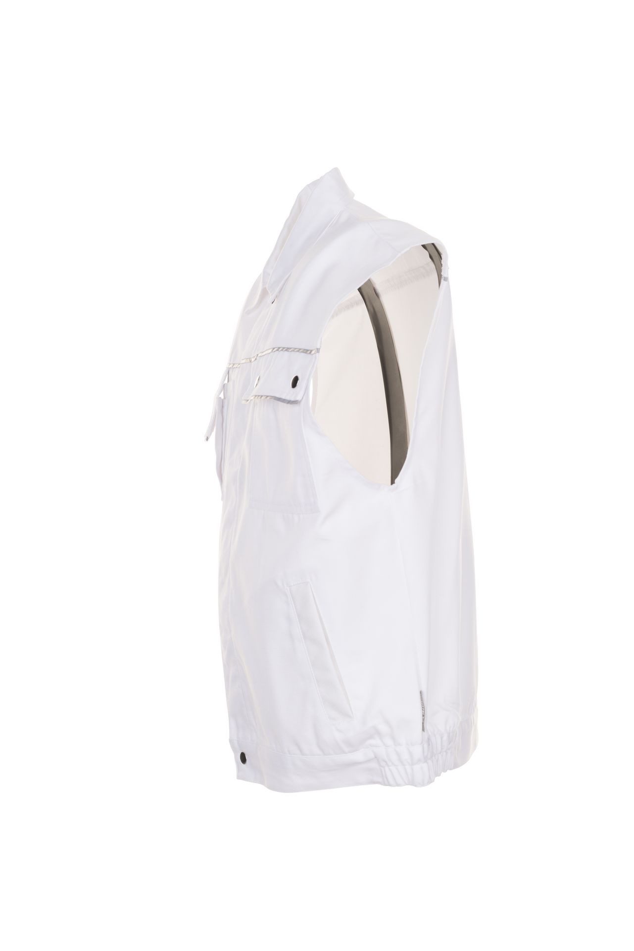 Planam Arbeitsweste PLANAM Herren Weste CANVAS-320 Reflex CORDURA® Weiß