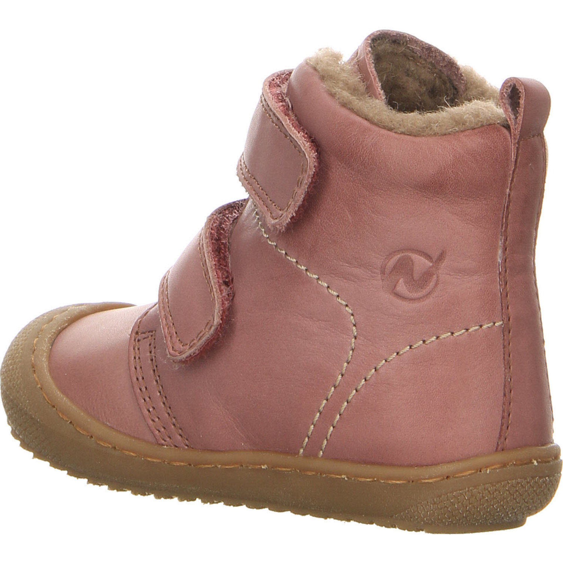 Bubble Krabbelschuhe Boots Glattleder Lauflernschuhe Baby Lauflernschuh Naturino rosa