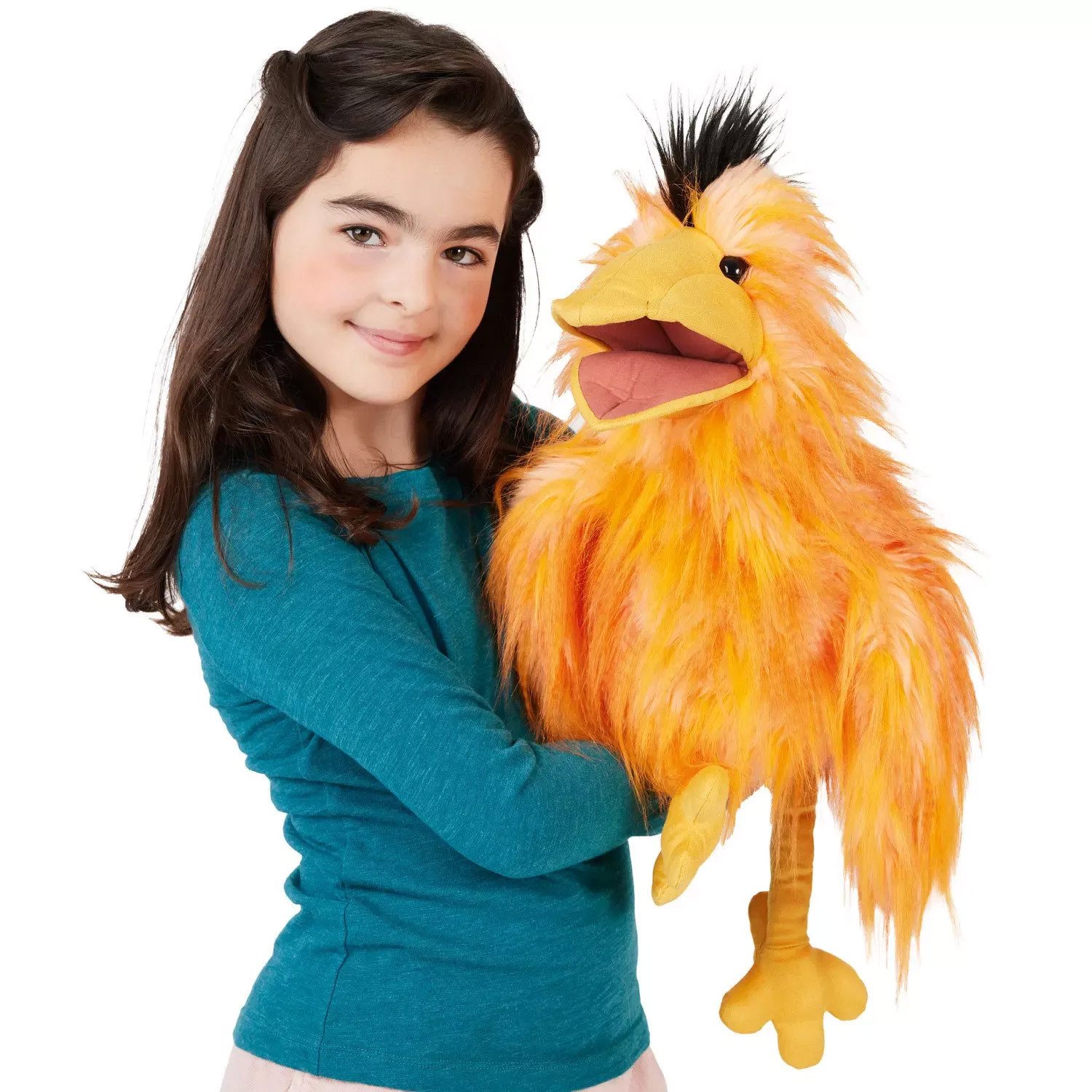 Folkmanis Handpuppen Handpuppe Folkmanis Handpuppe Alberner Vogel / Silly Bird 3221 (Packung)