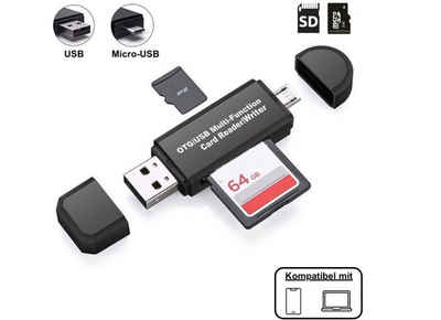 Homevibes Speicherkartenleser Kartenleser Speicherkartenleser Micro SD Card Reader Micro USB 2.0