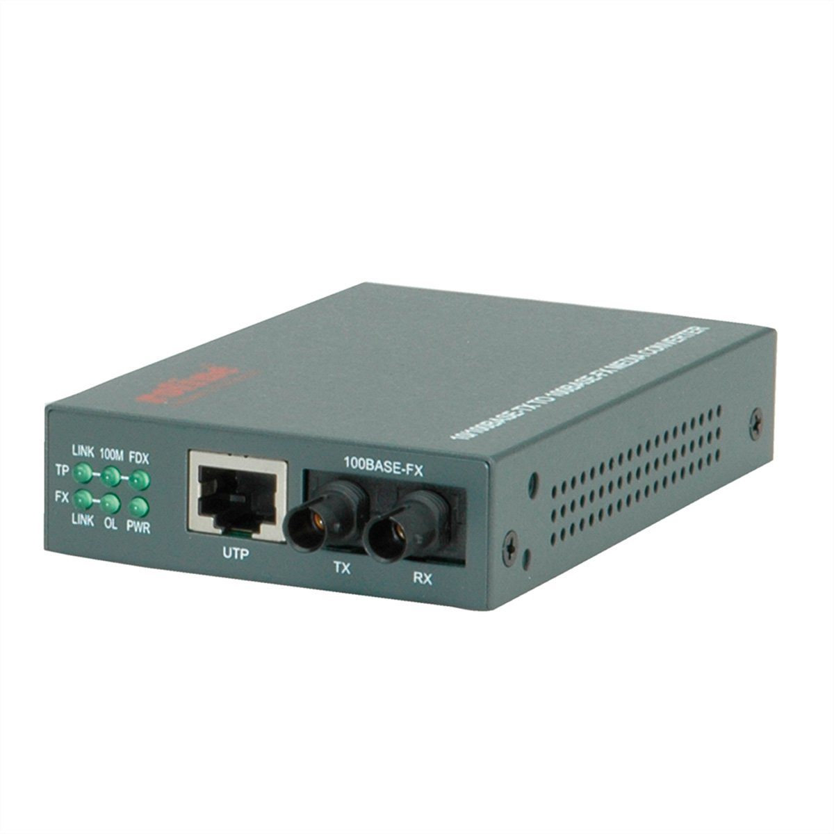 Fast Ethernet Konverter RJ-45 - ST, Loop-back Netzwerk-Adapter