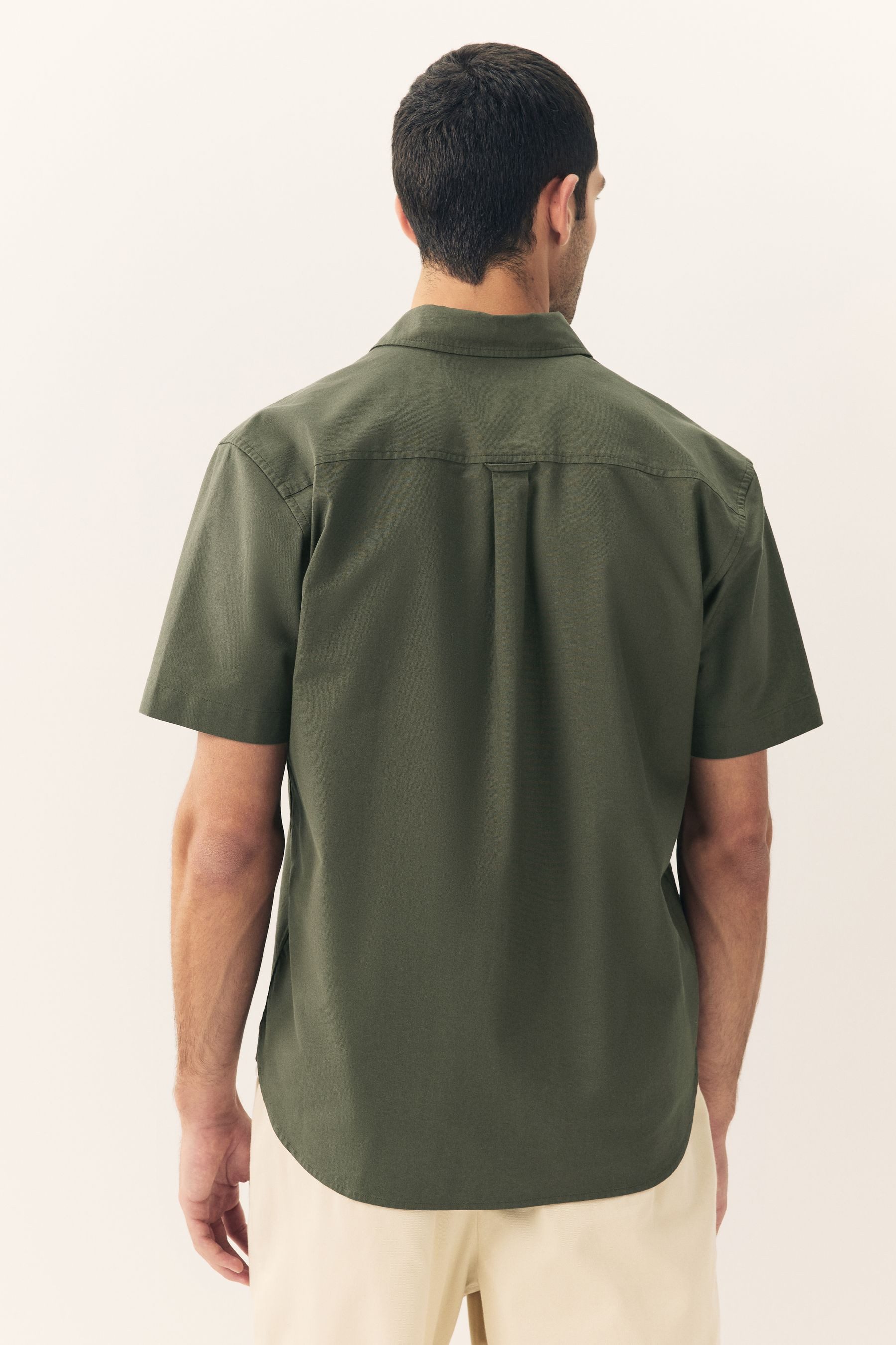 Next Kurzarmhemd Kurzärmeliges Oxford-Hemd (1-tlg) günstig online kaufen