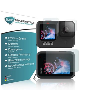 SLABO Schutzfolie 3 x Displayschutzfolie Crystal Clear, GoPro HERO9 GoPro HERO10
