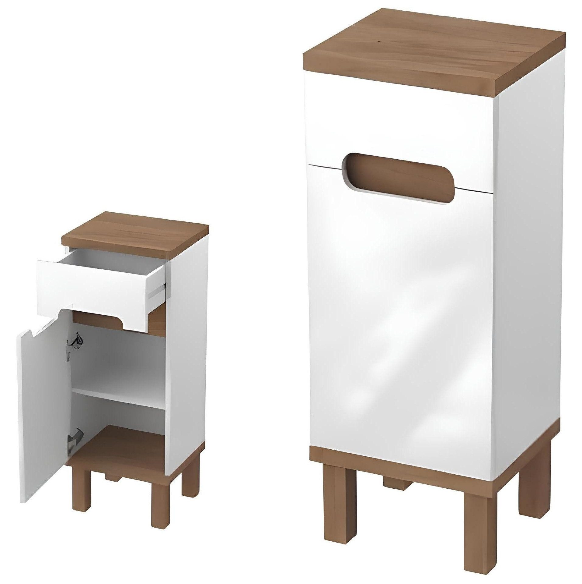 Mehrzweckschrank Moderne Niedrigschrank Badezimmermöbel Schrank Kommode in Design-Stil