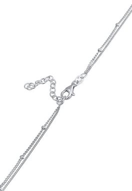 Elli Ketten-Set Choker Layerkette Kreuz Zirkonia 925 Silber, Kreuz