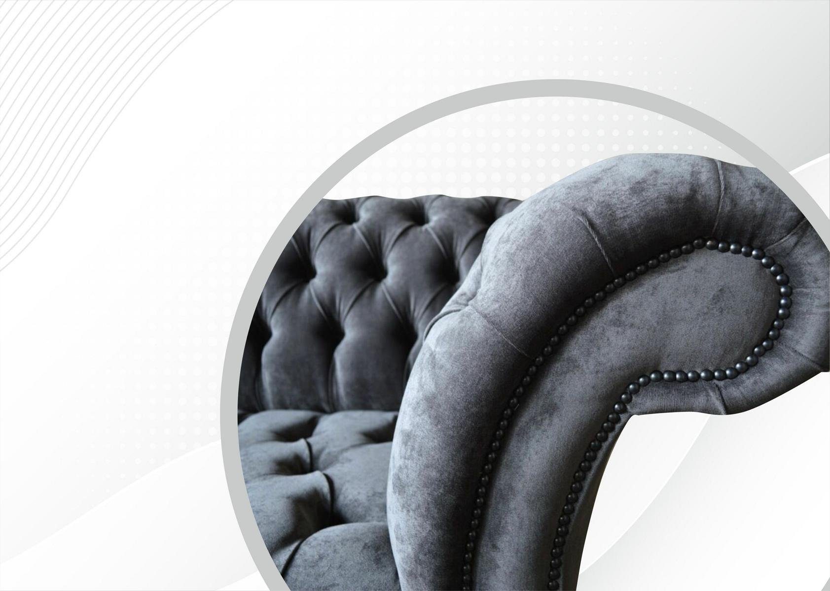 cm Chesterfield-Sofa, Design Sitzer Chesterfield JVmoebel Sofa 2 Couch 185