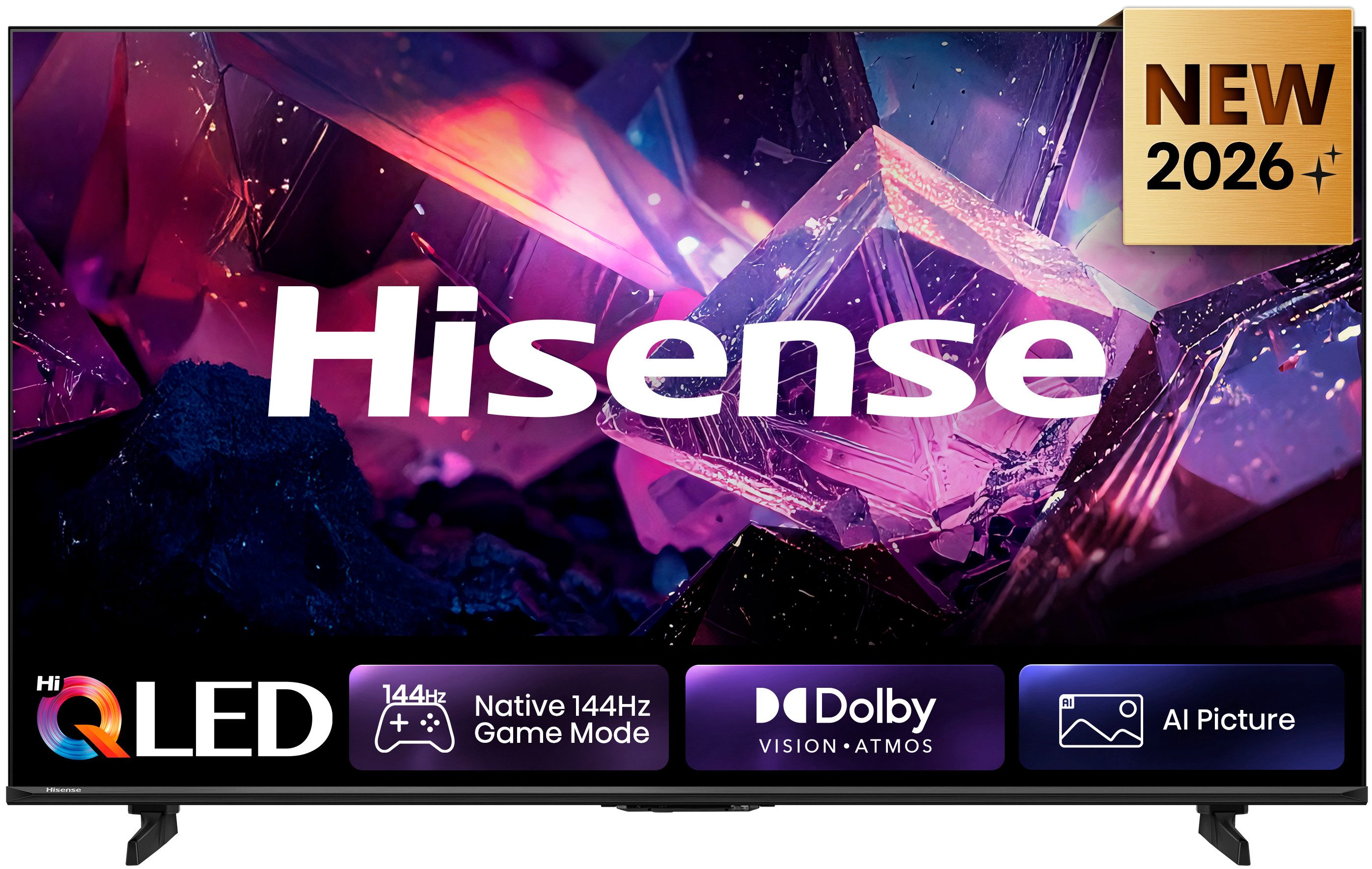 Hisense 65E7S PRO QLED-Fernseher (164 cm/65 Zoll, 4K Ultra HD, Smart-TV)