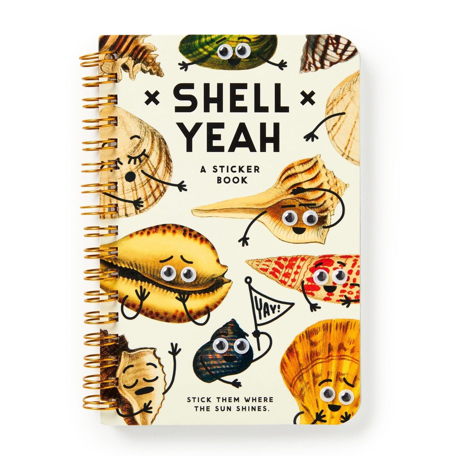 Shell Yeah Sticker Book / Brass Brass Monkey