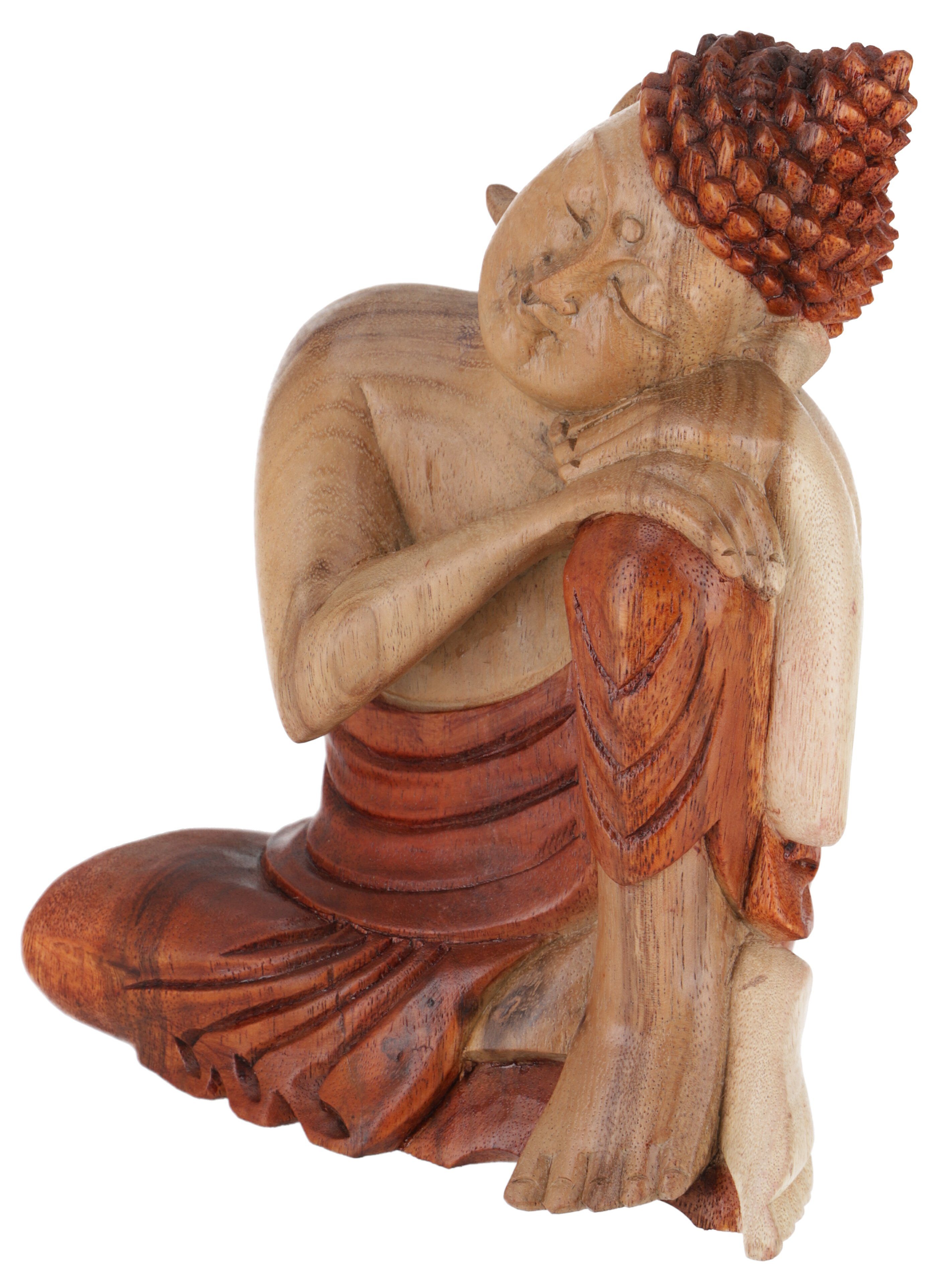 Buddhafigur Guru-Shop Buddha Statue,.. Holzbuddha, Sitzender Buddha,