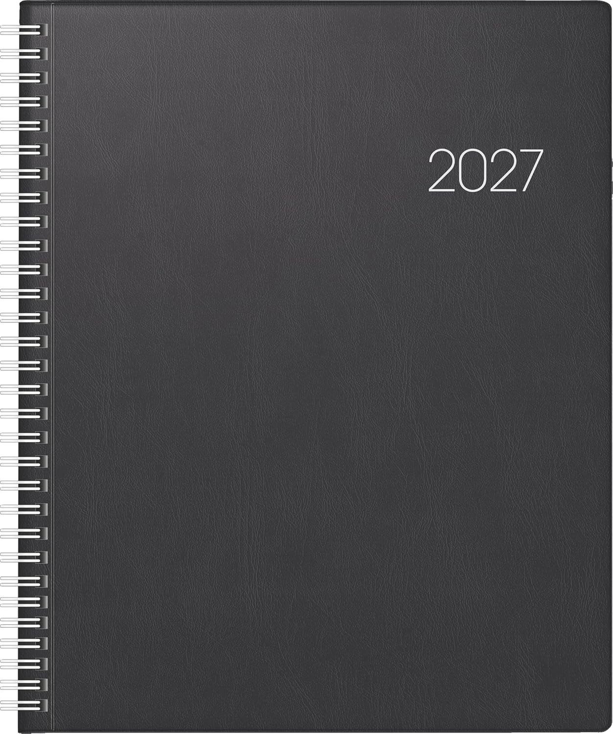 BRUNNEN Buchkalender BRUNNEN Buchkalender Mod. Manager Wt 7 weektimer 2027 schwarz
