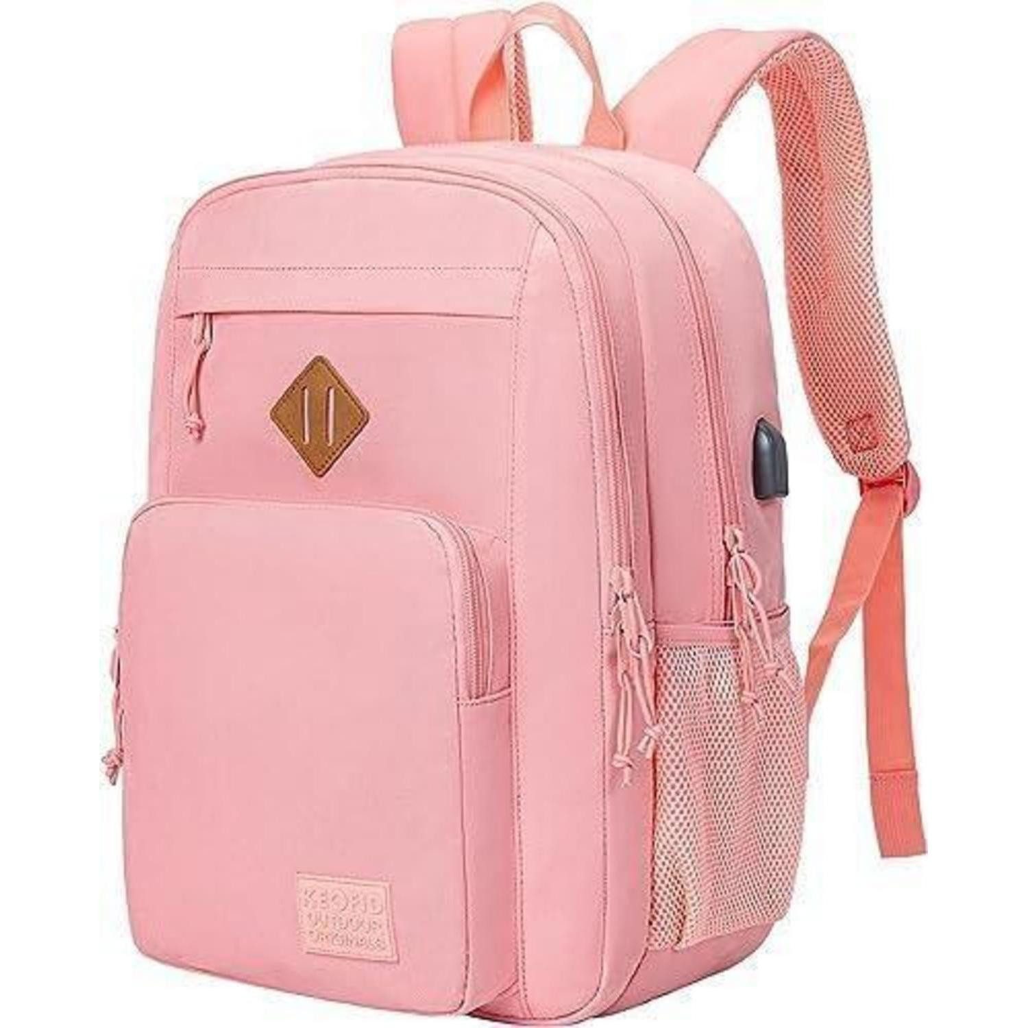 LuxusKollektion Laptoprucksack Rucksack 15,6 Zoll Laptop Rosa