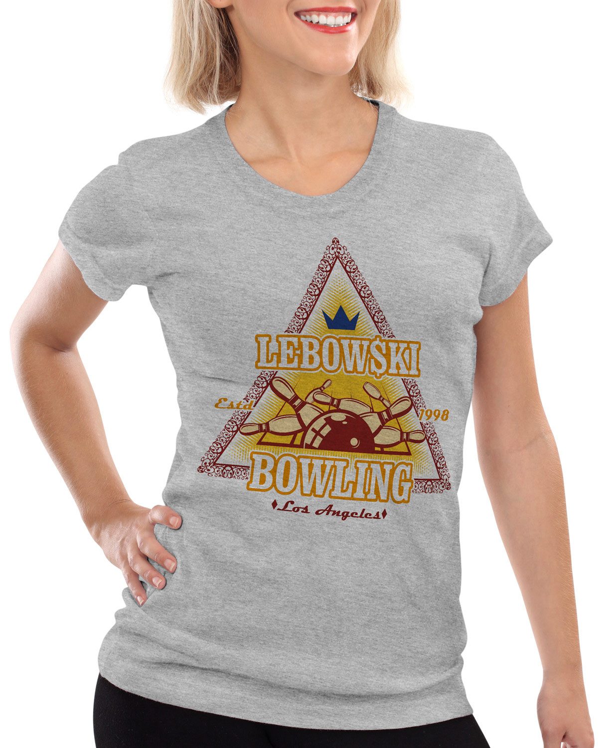 style3 T-Shirt Lebowski Bowling Dude Bowler günstig online kaufen
