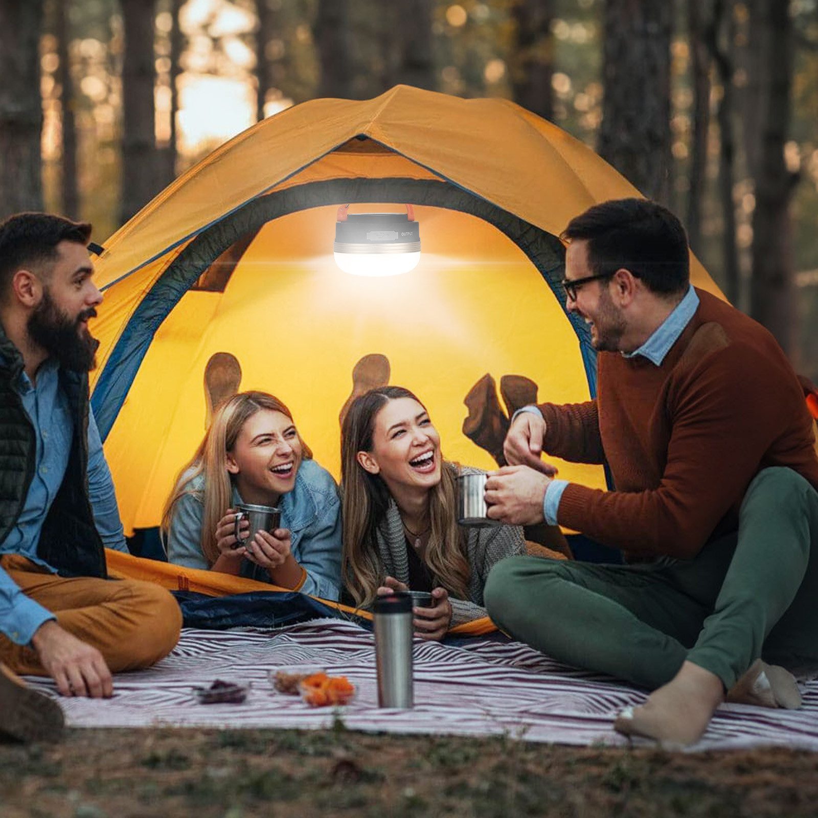 BlingBin LED Laterne Campinglampe, 2 Stück günstig online kaufen