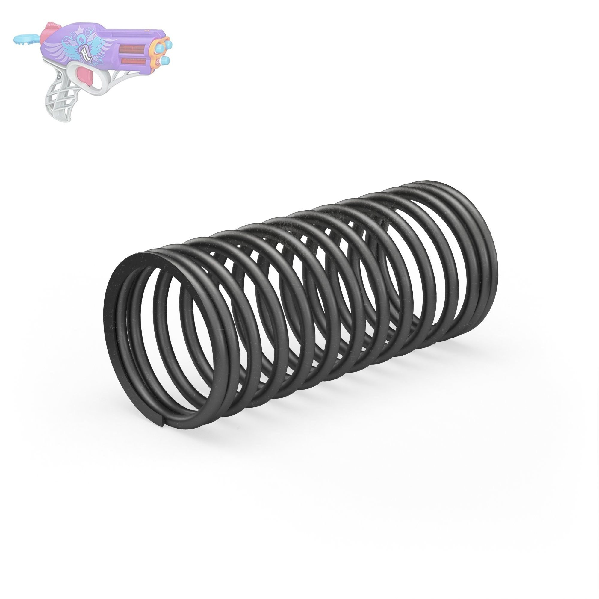 Blasterparts Blaster Tuning-Feder passend für Nerf Rebelle Messenger, Tuningfeder, mit der deine Messenger bessere Reichweiten erzielt!