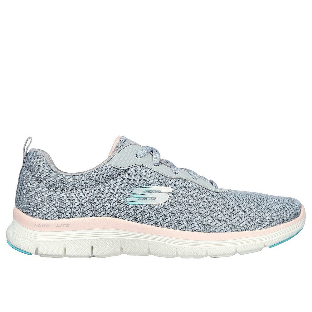 Skechers Skechers – Flex Appeal 4.0 Brilliant View – Grau Schnürschuh günstig online kaufen