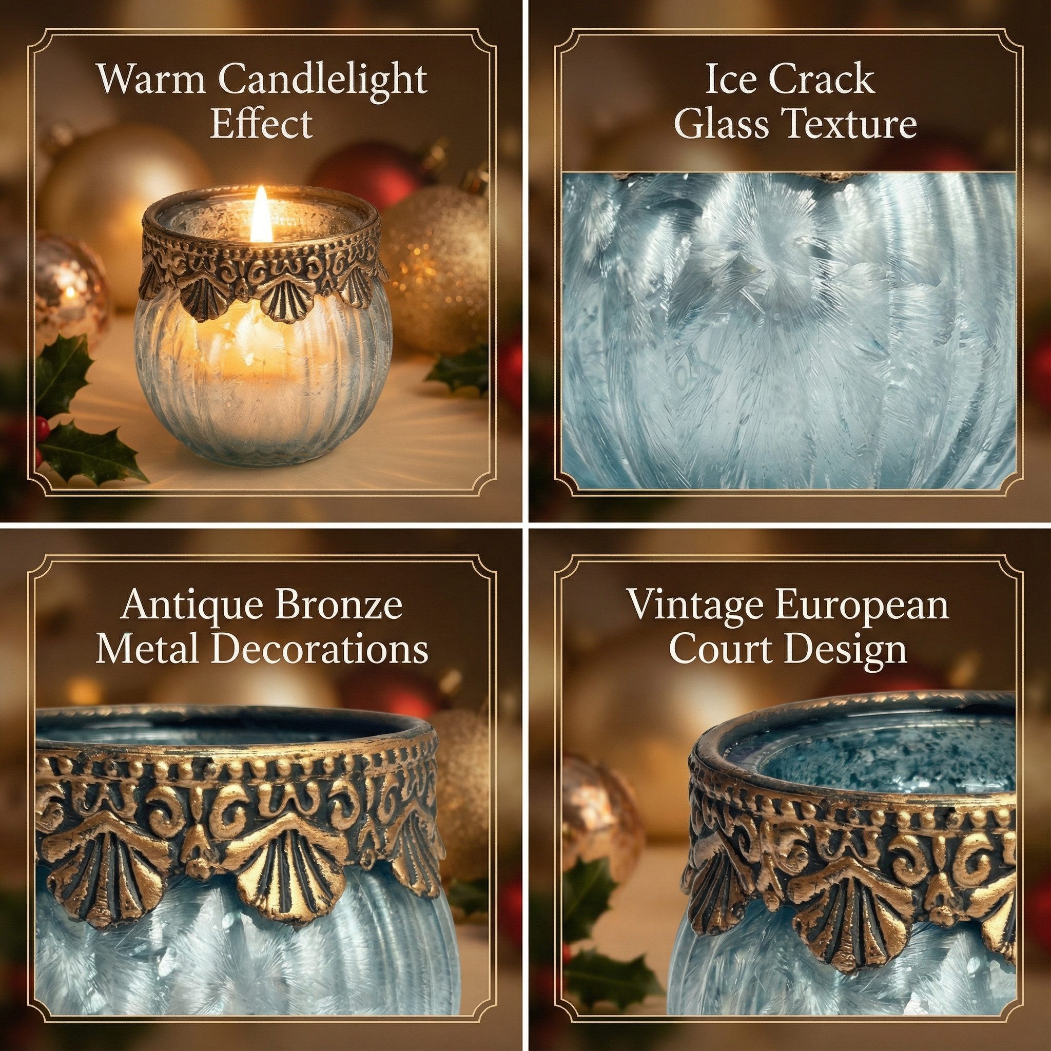 Super Solu Teelichthalter Kerzenhalter Windlicht Orientalisch Vintage /Glas günstig online kaufen