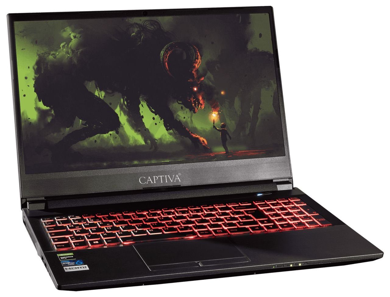 CAPTIVA Advanced Gaming I62-537 Gaming-Notebook (39,6 cm/15,6 Zoll, Intel  Core i7 10750H, 500 GB SSD)