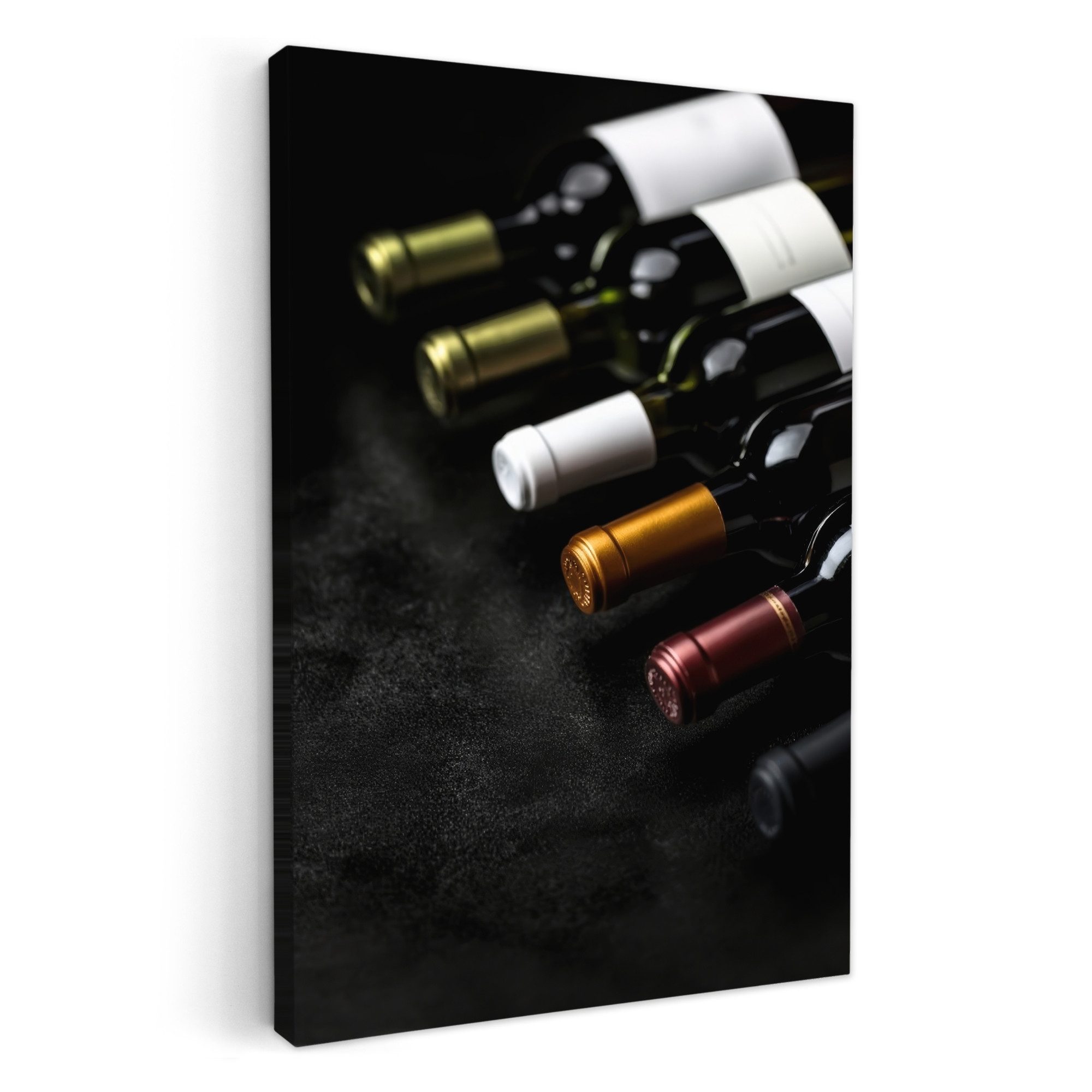 OneMillionCanvasses® Leinwandbild Wein - Flaschen - günstig online kaufen