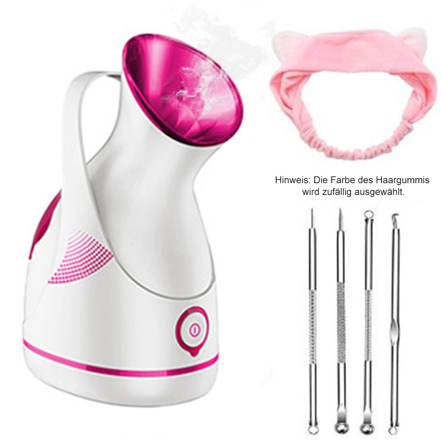 STANBOW Gesichtssauna Gesichtsdampfer Gesichtssauna Nano Ionic Face Steamer mit Warmem Nebel, für Reinigung von Poren, Mitesser, Körperpflege Gesichtsfeuchtigkeit, Gesicht Heim-Sauna SPA Gesichts-Befeuchter Gesichtszerstäuber