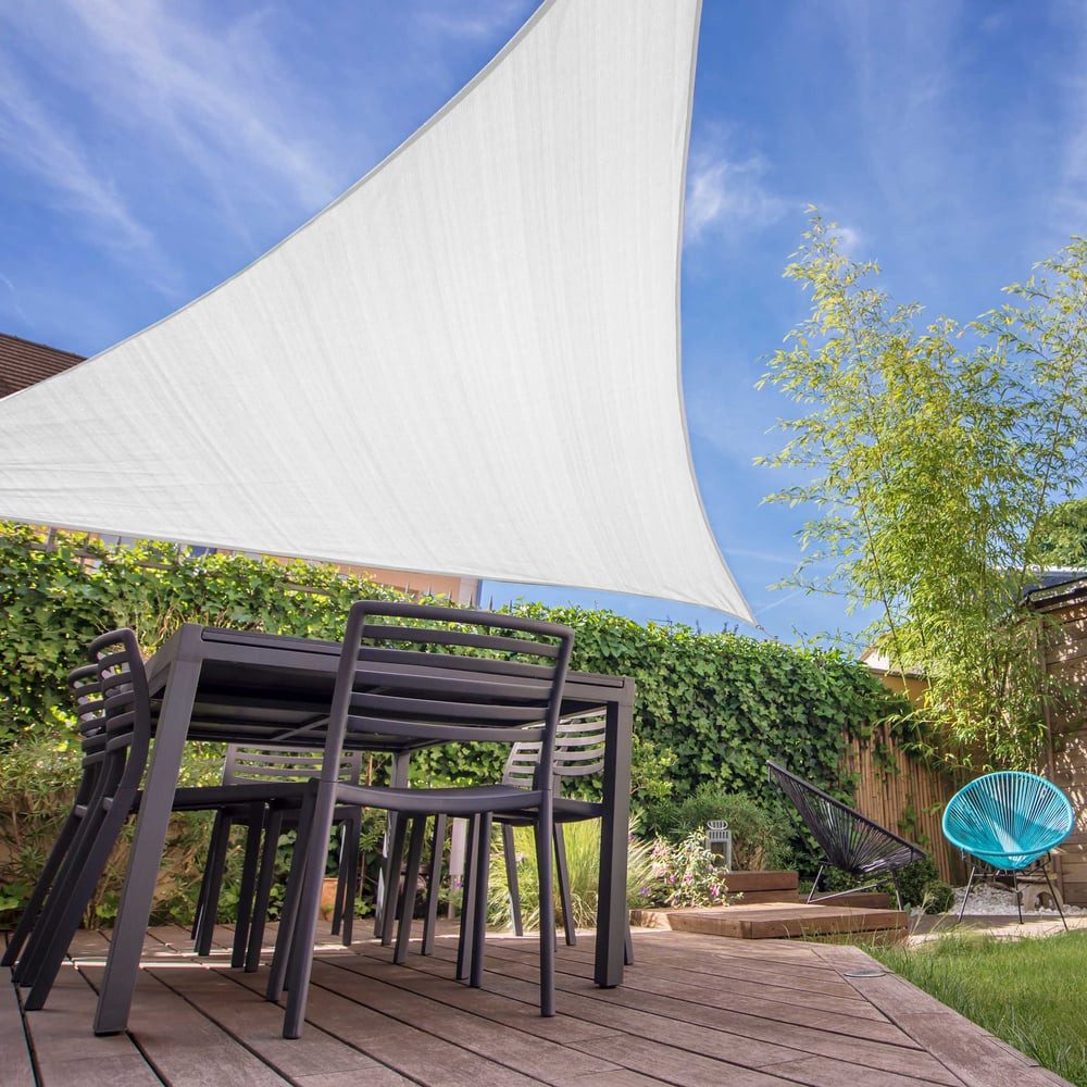 Lumaland Sonnensegel Sonnensegel dreieckig 3x3x3 m, günstig online kaufen