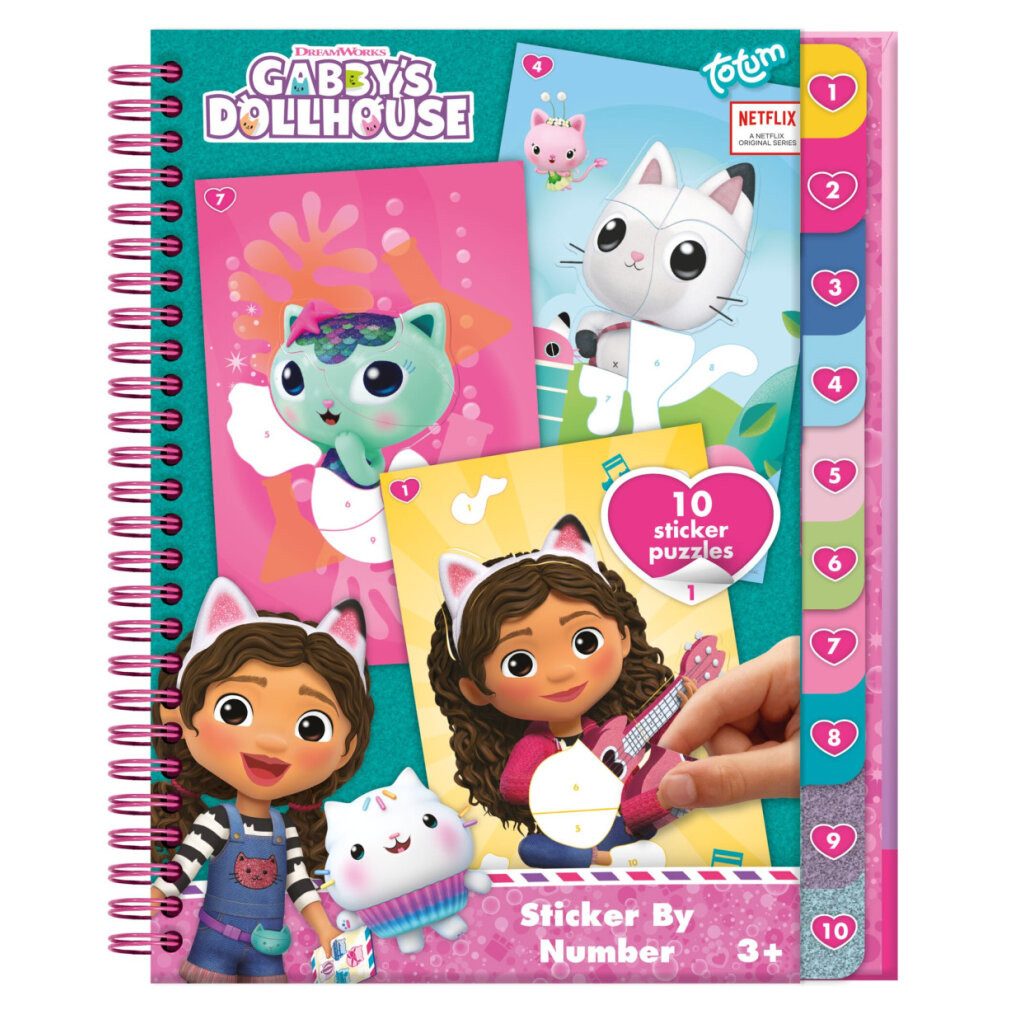 Creative Craft Group Spiel Gabby's Dollhouse Sprinkle Party Puzzle Aufkleber und Malset