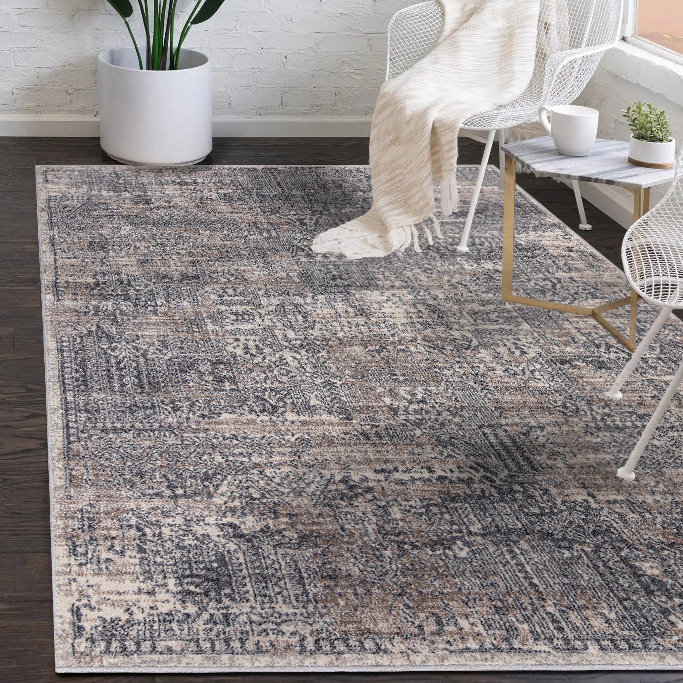 Mazovia Designteppich Modern Teppich für Wohnzimmer, günstig online kaufen